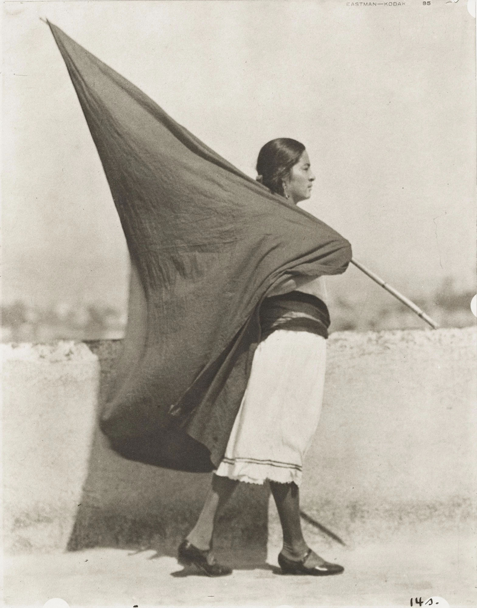 Woman with Flag, Tina Modotti