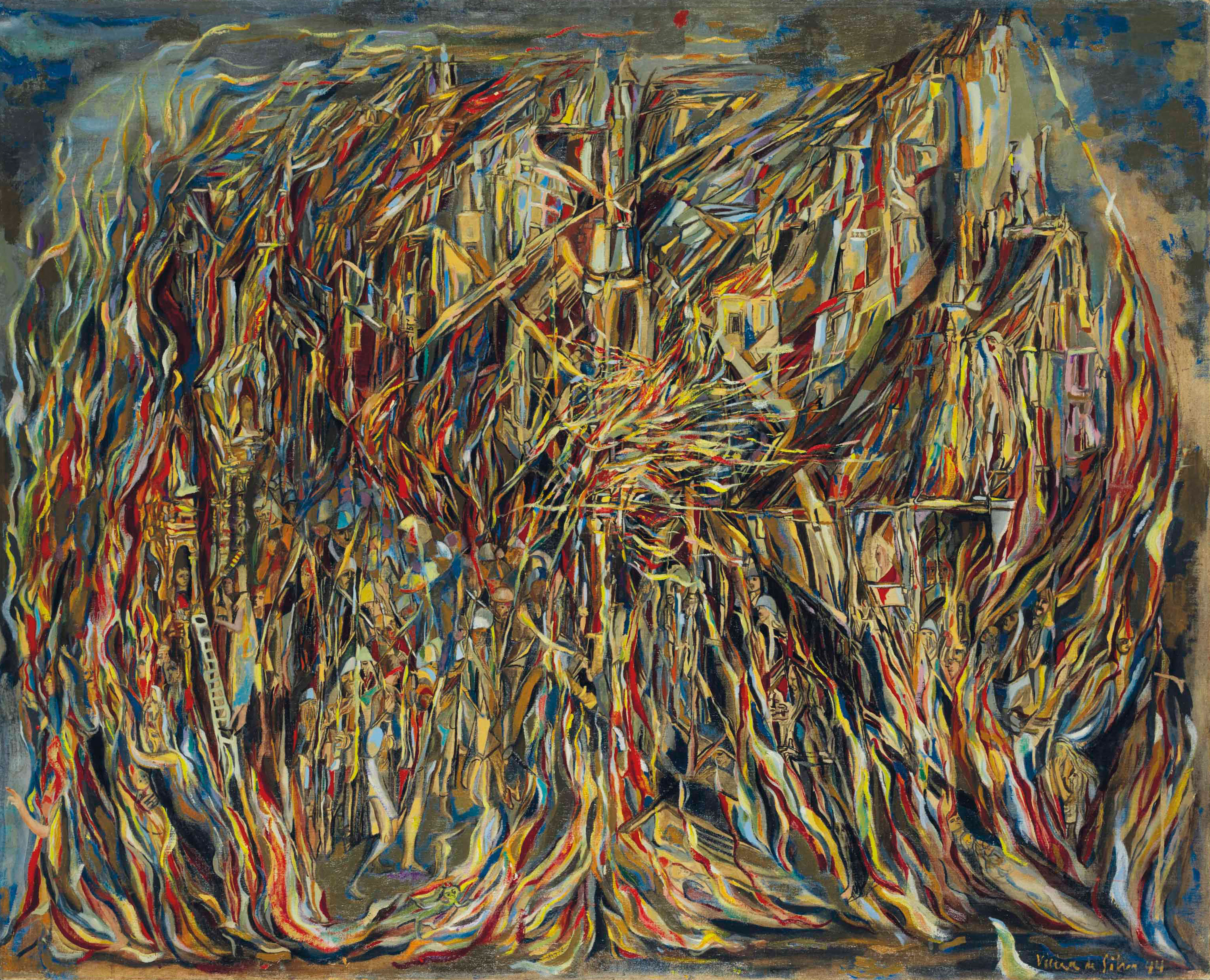 The Fire I, zoomed in