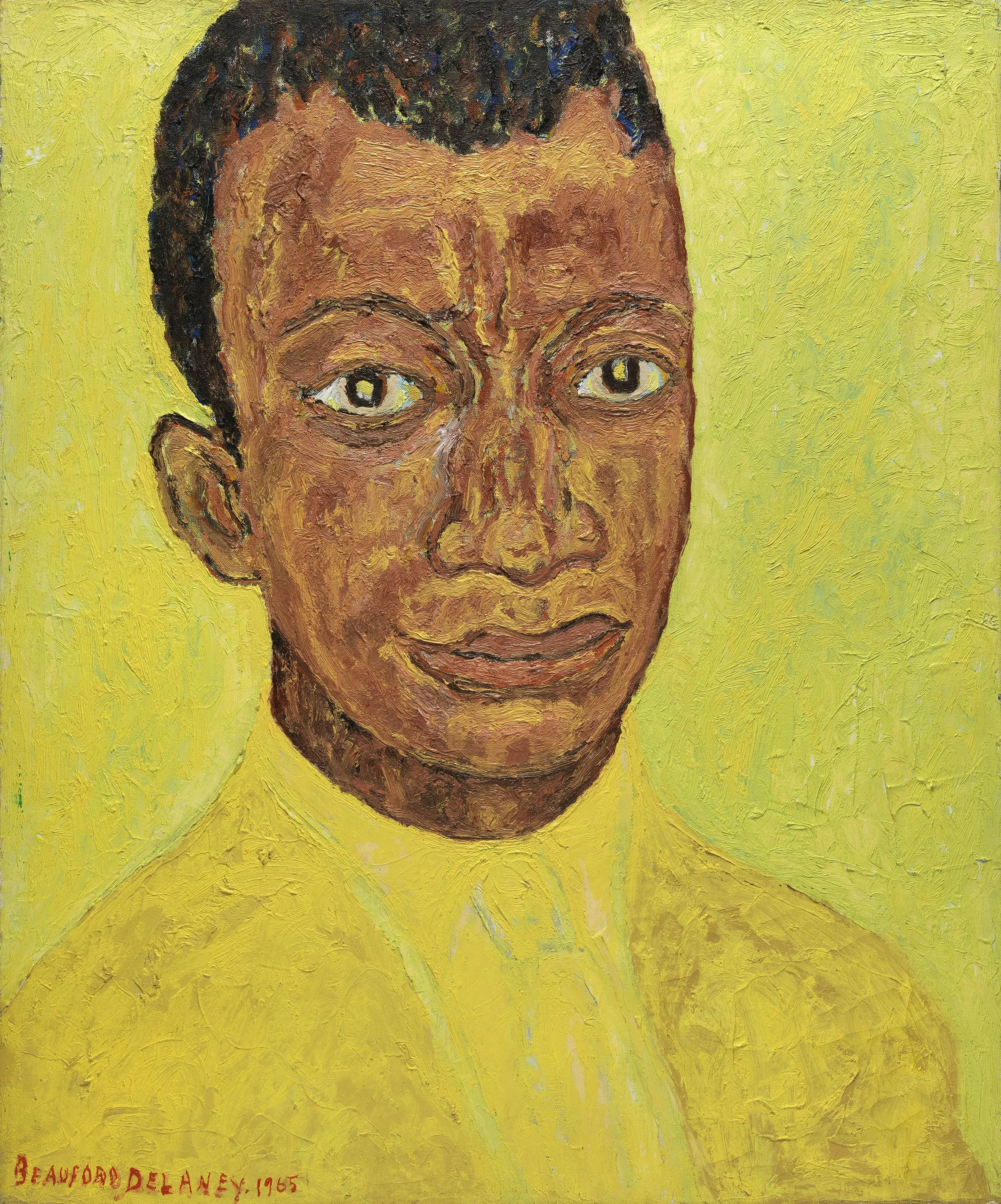 Portrait of James Baldwin, Beauford Delaney