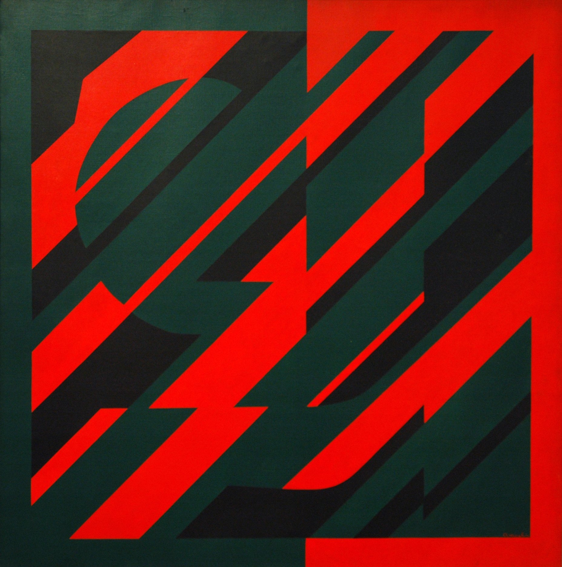 Diagonal No. 2, zoomed in