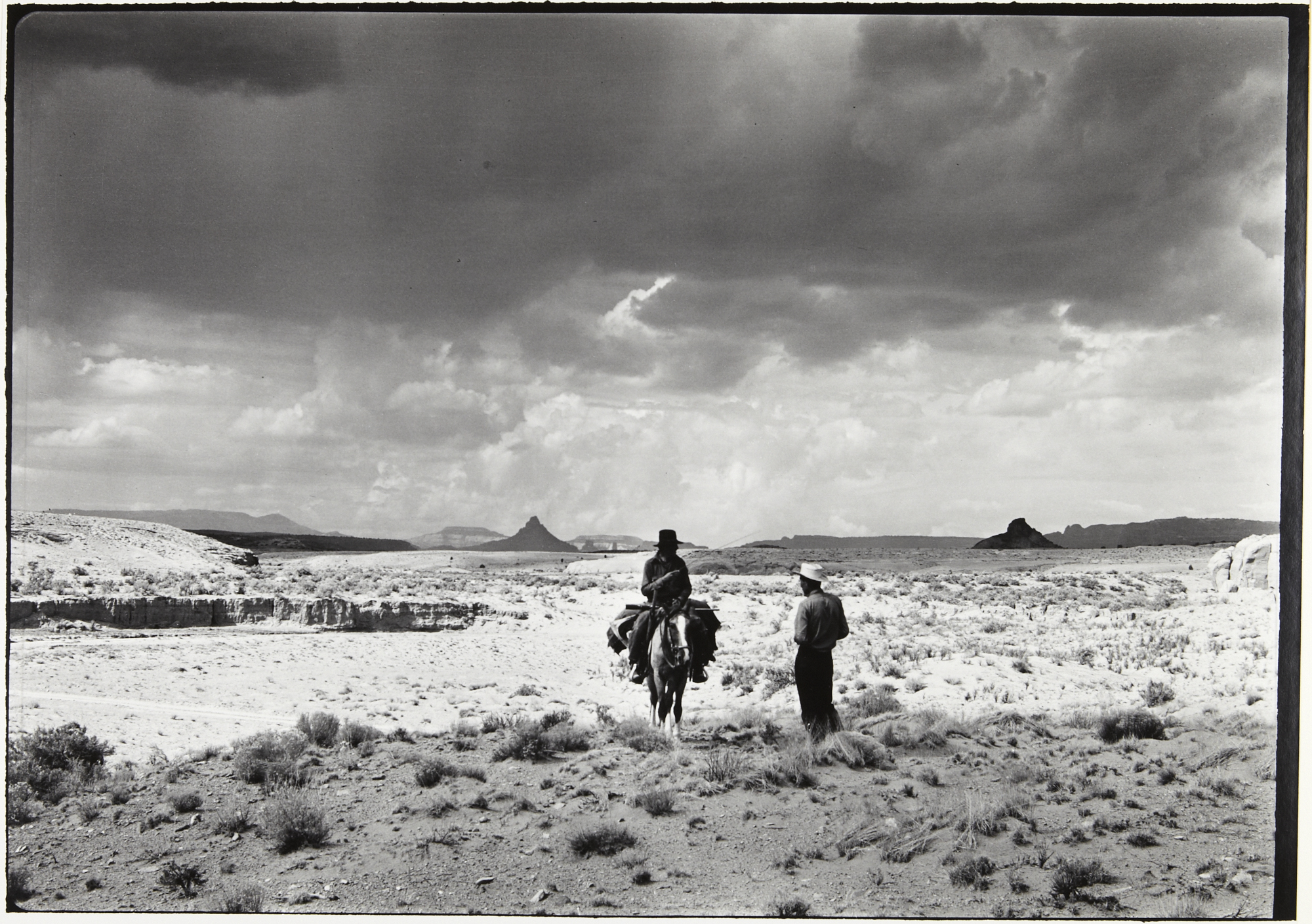 A Chance Meeting in the Desert, zoomed in