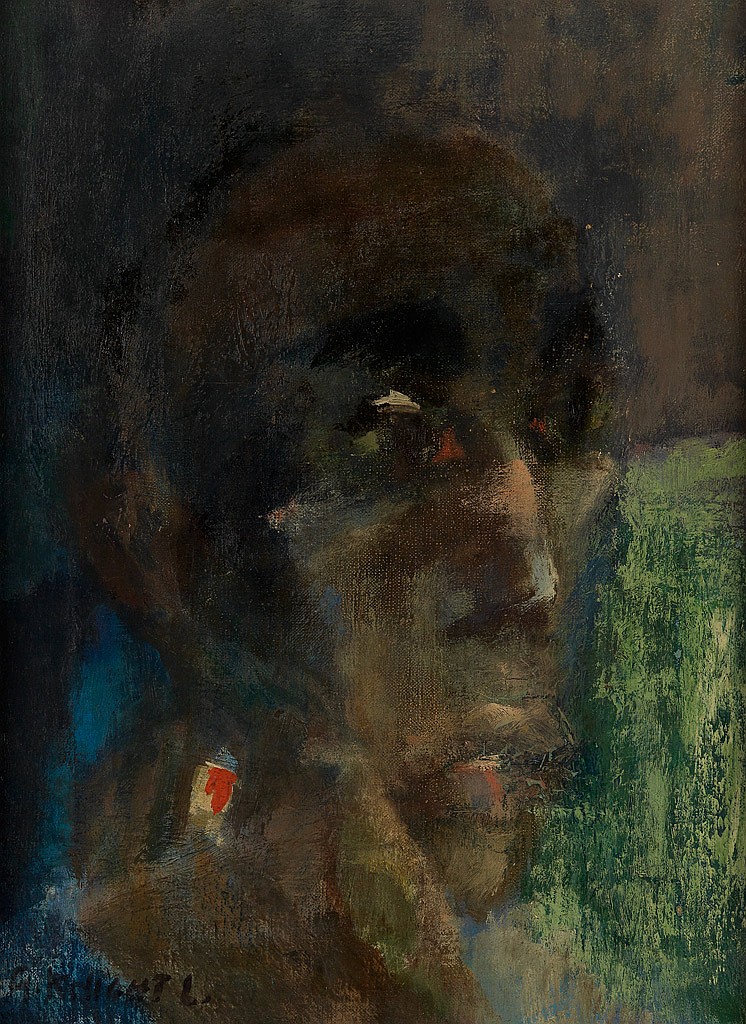 Head of Dancer, zoomed in