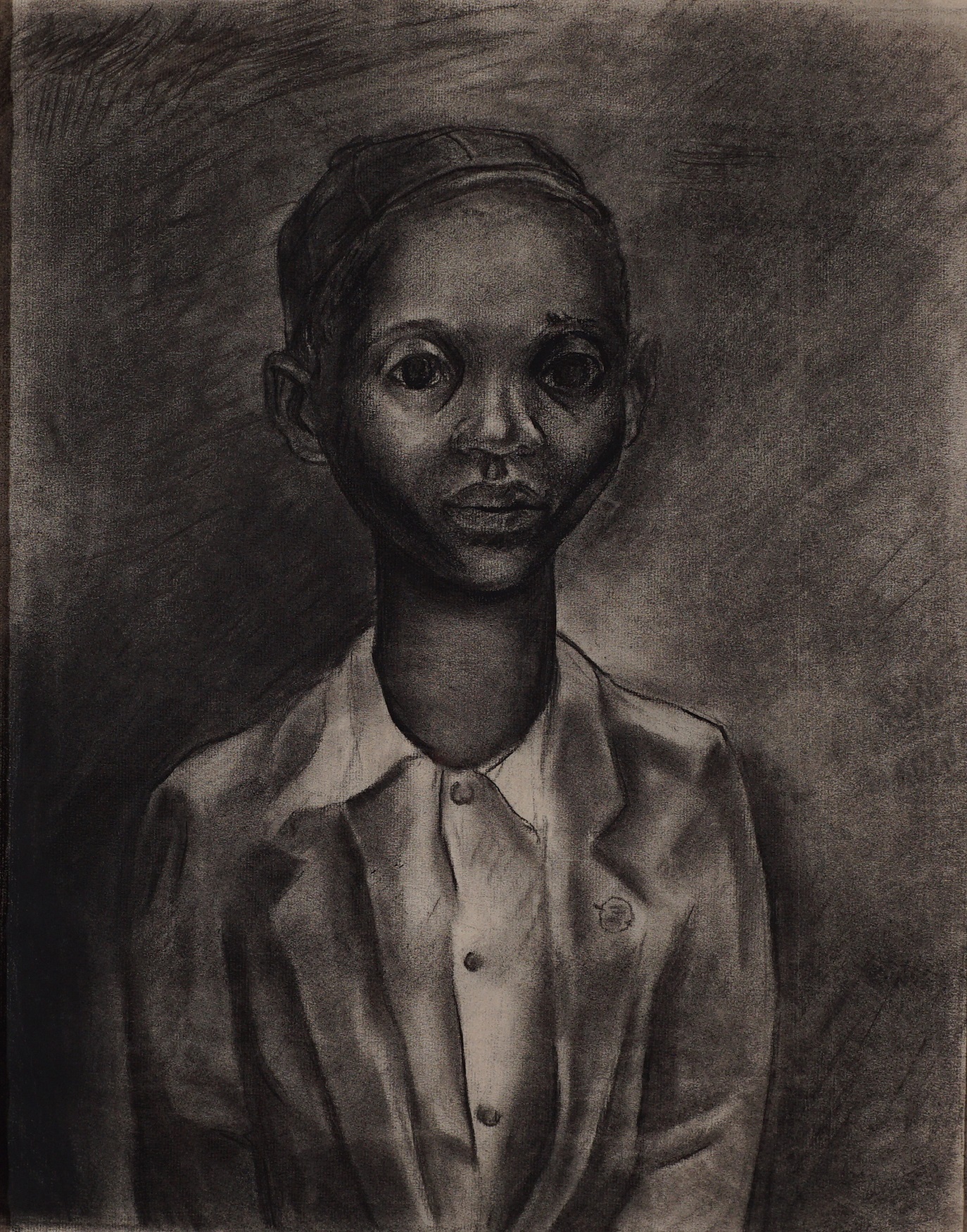 Young Boy, zoomed in