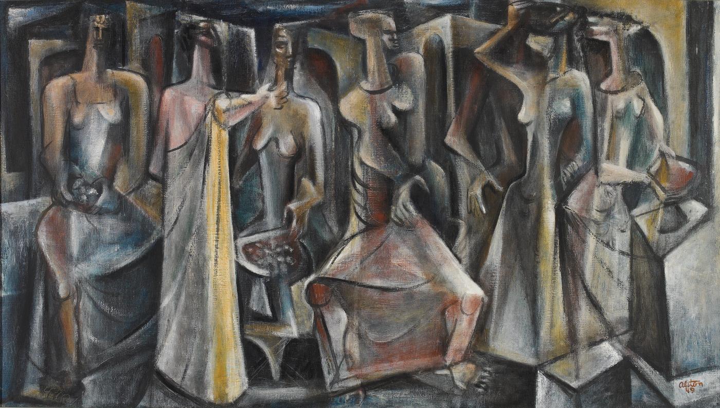 Untitled (Seven Figures), zoomed in
