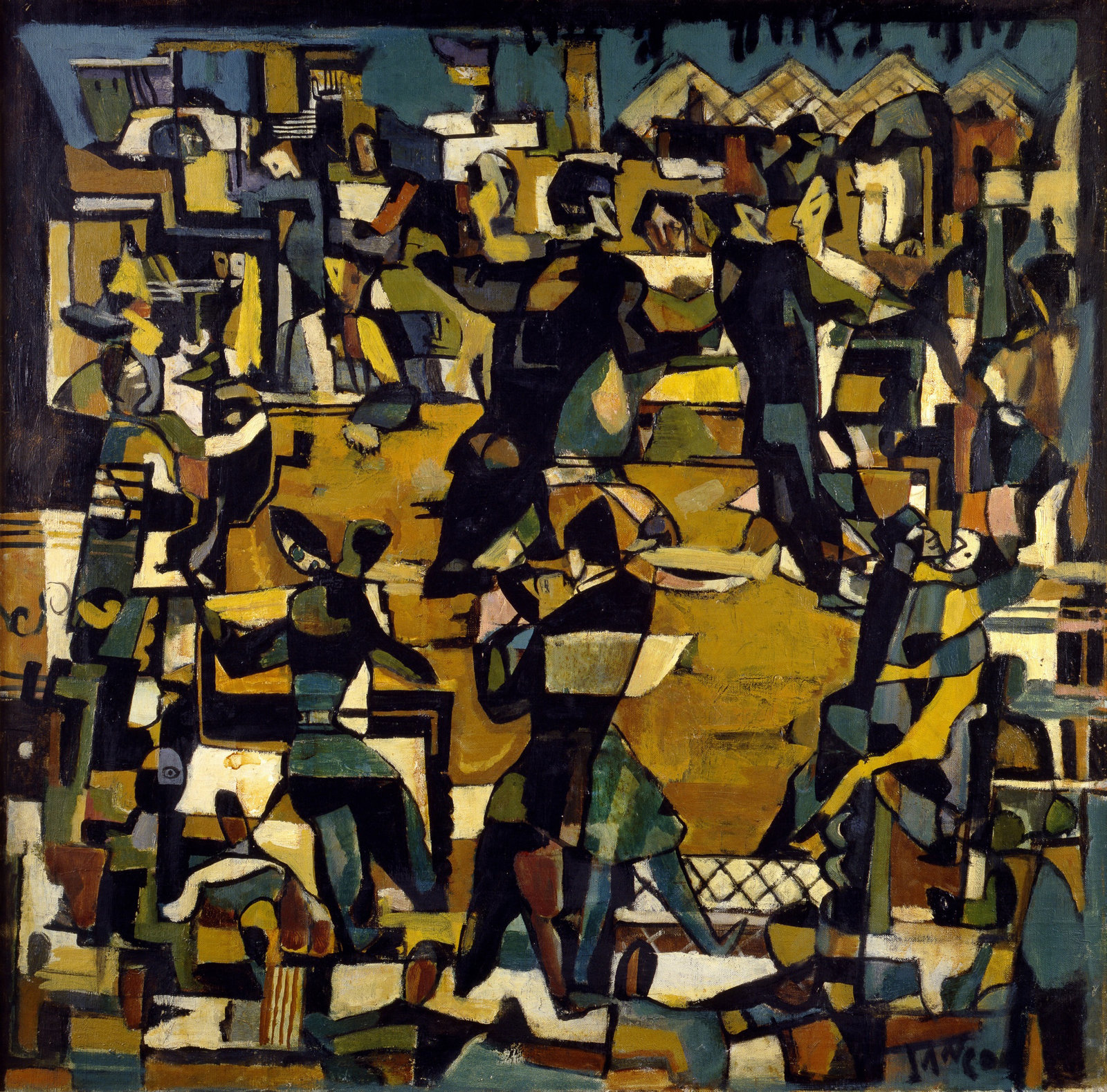 Ball in Zurich, zoomed in