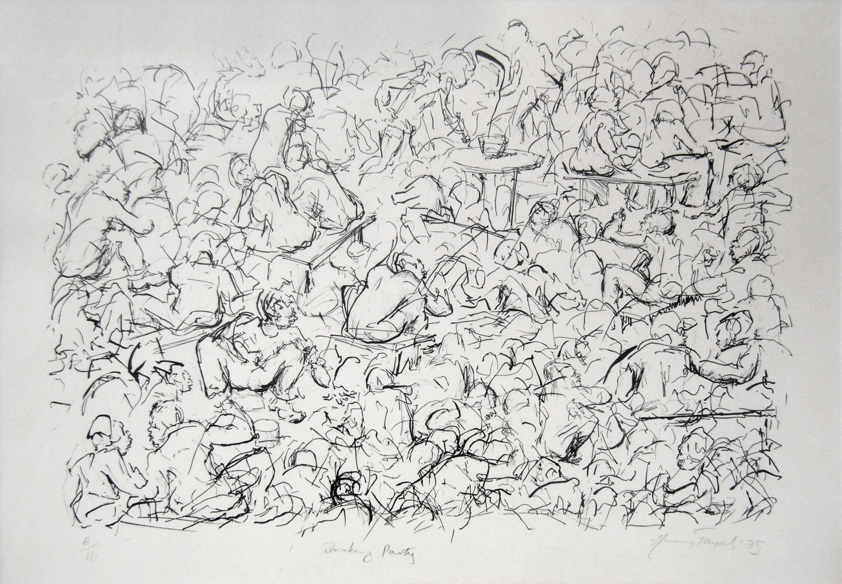 Drinking Party, zoomed in