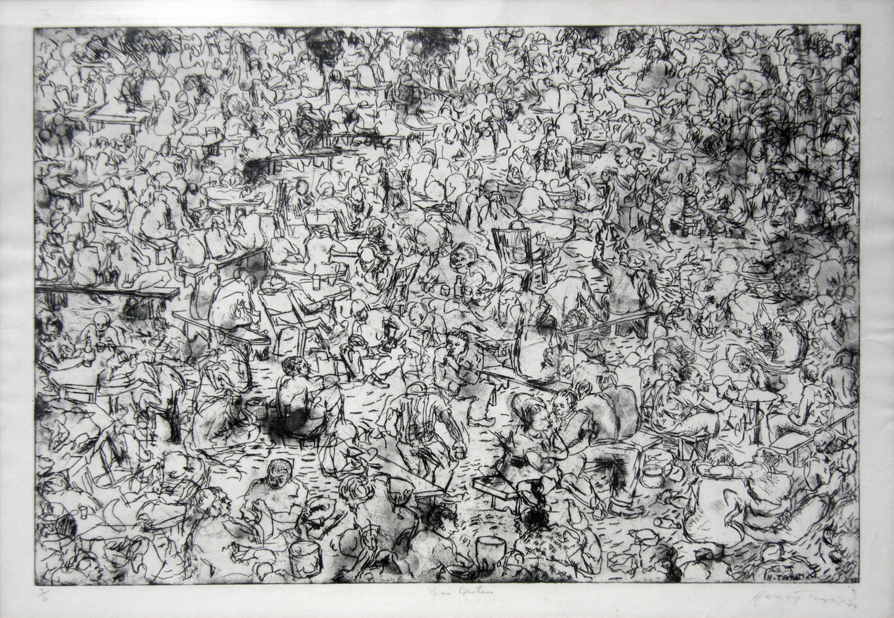 Beer Garden, zoomed in