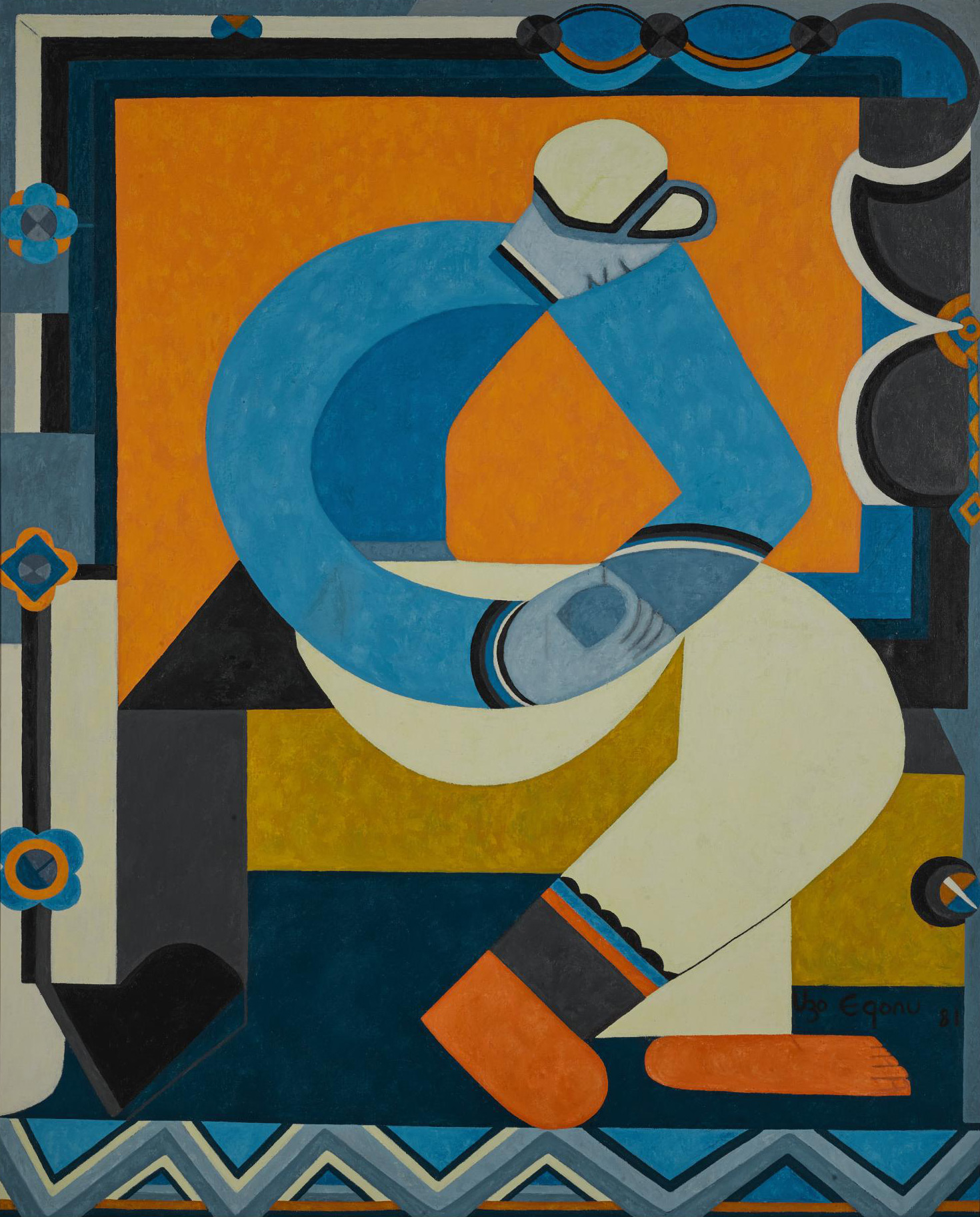 Stateless People, A Musician, zoomed in