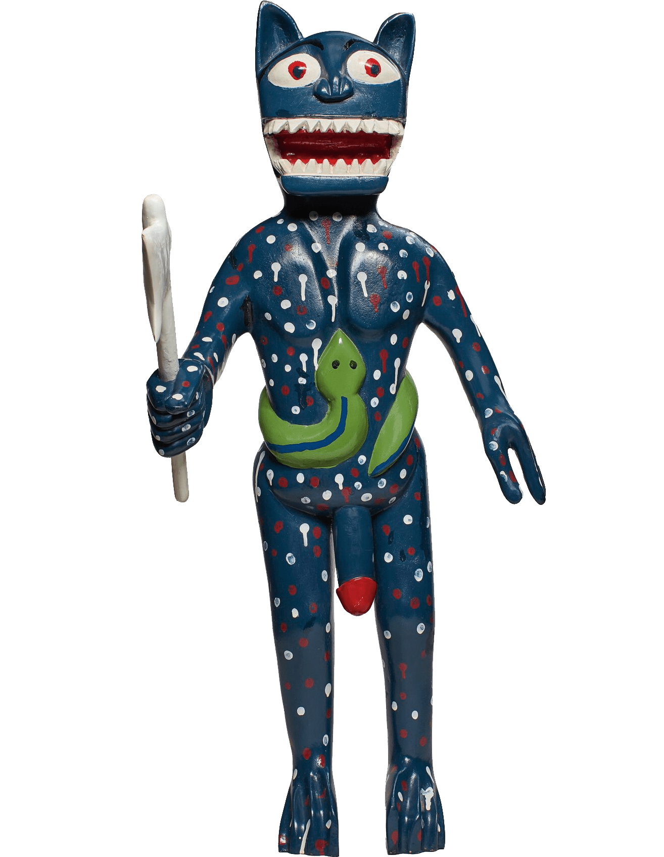 Untitled, Cat Man, zoomed in