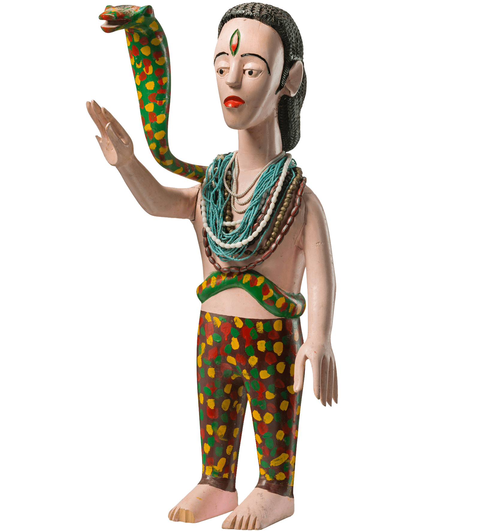 Mami Wata, Figure with Snake, zoomed in