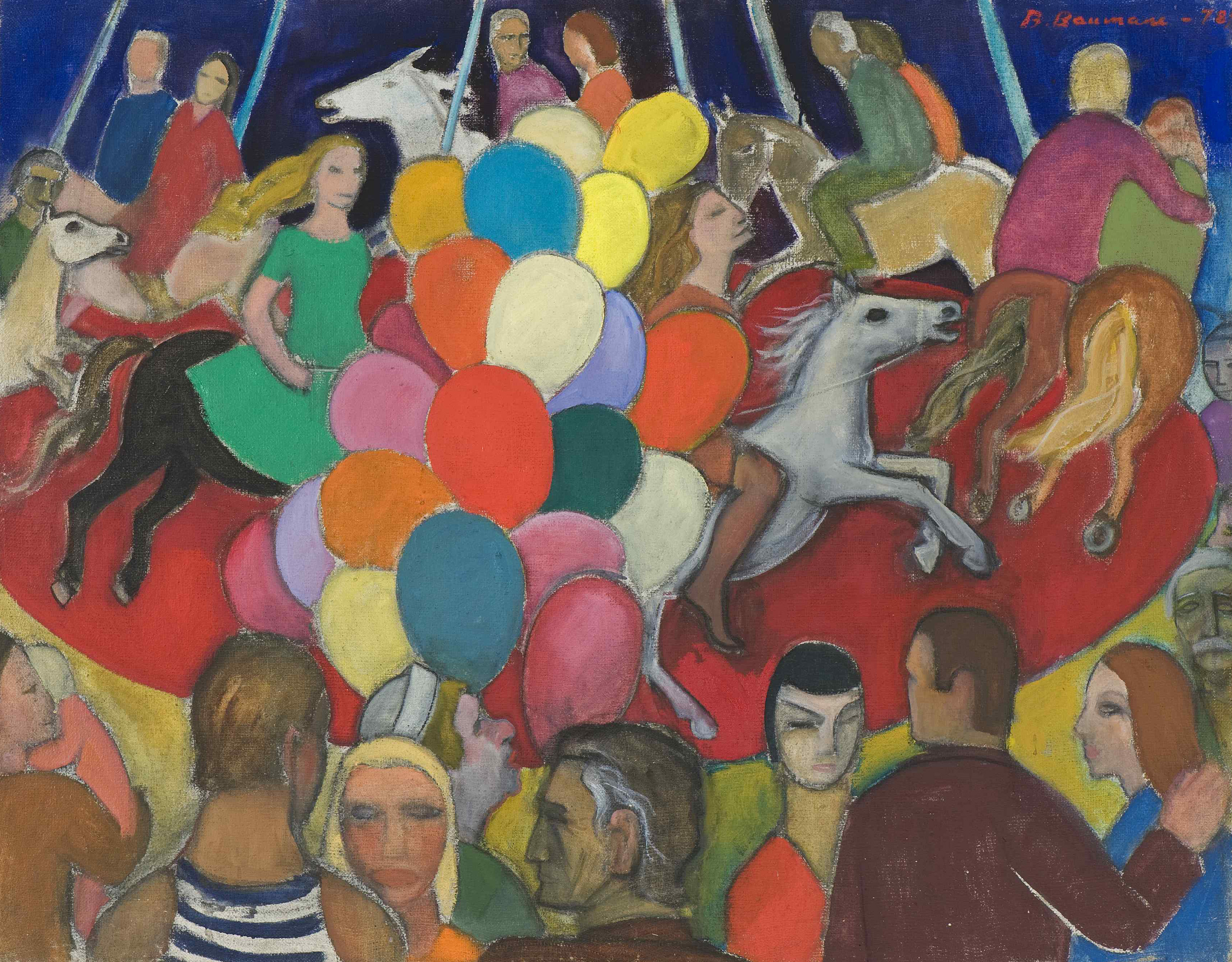 Carousel, Triptych Part 2, zoomed in