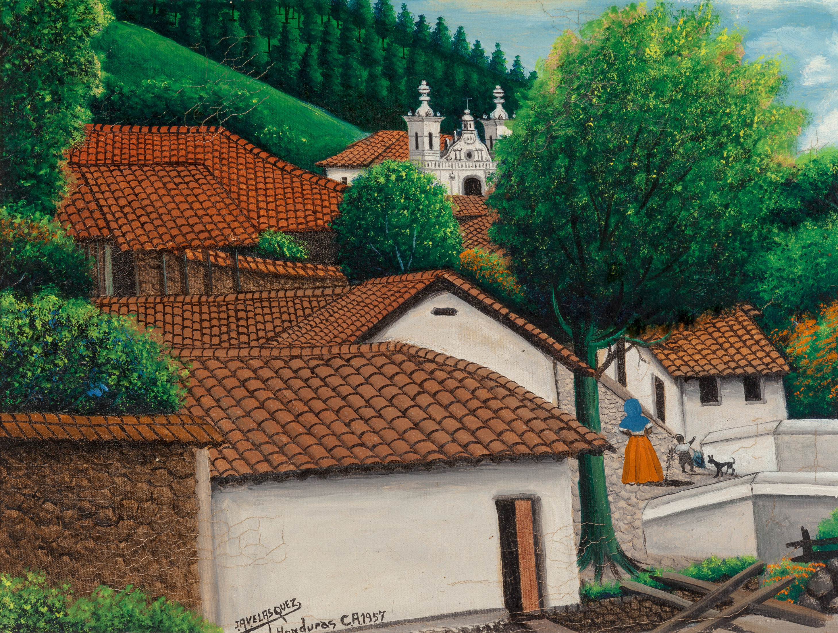 Streetscape, Honduras, zoomed in