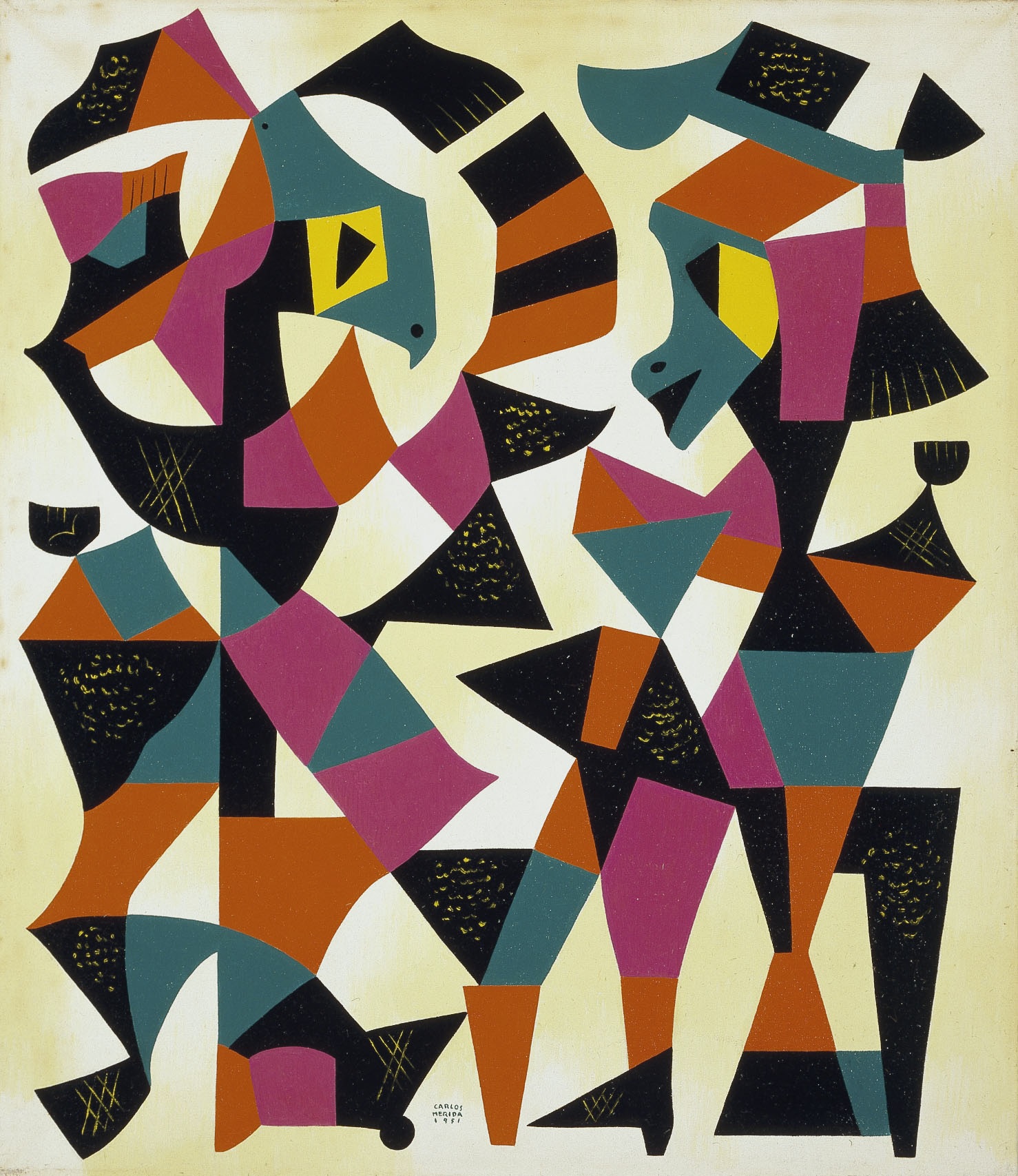 Dancers of Tlaxcala, zoomed in