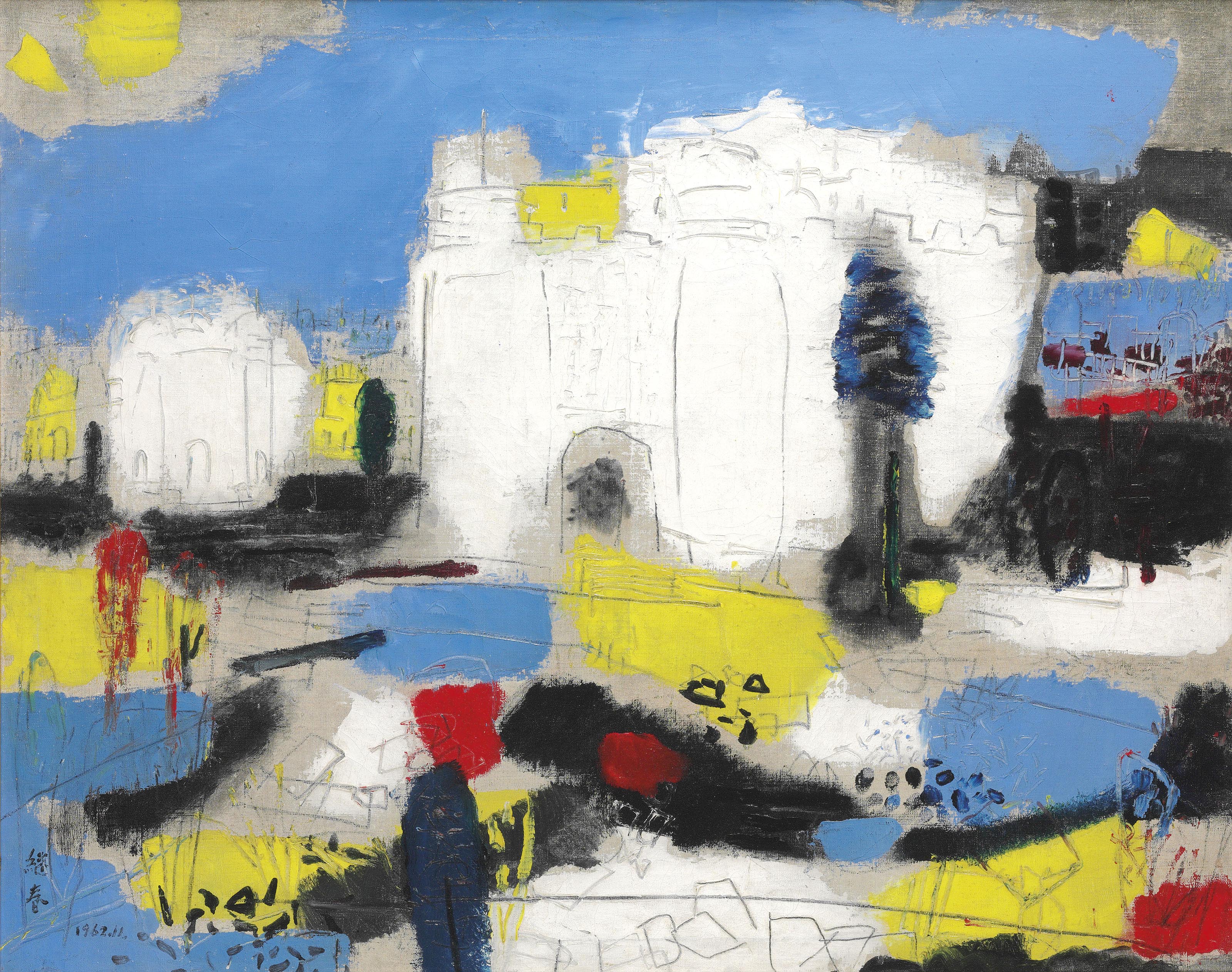 Ancient Castle in Spain, zoomed in