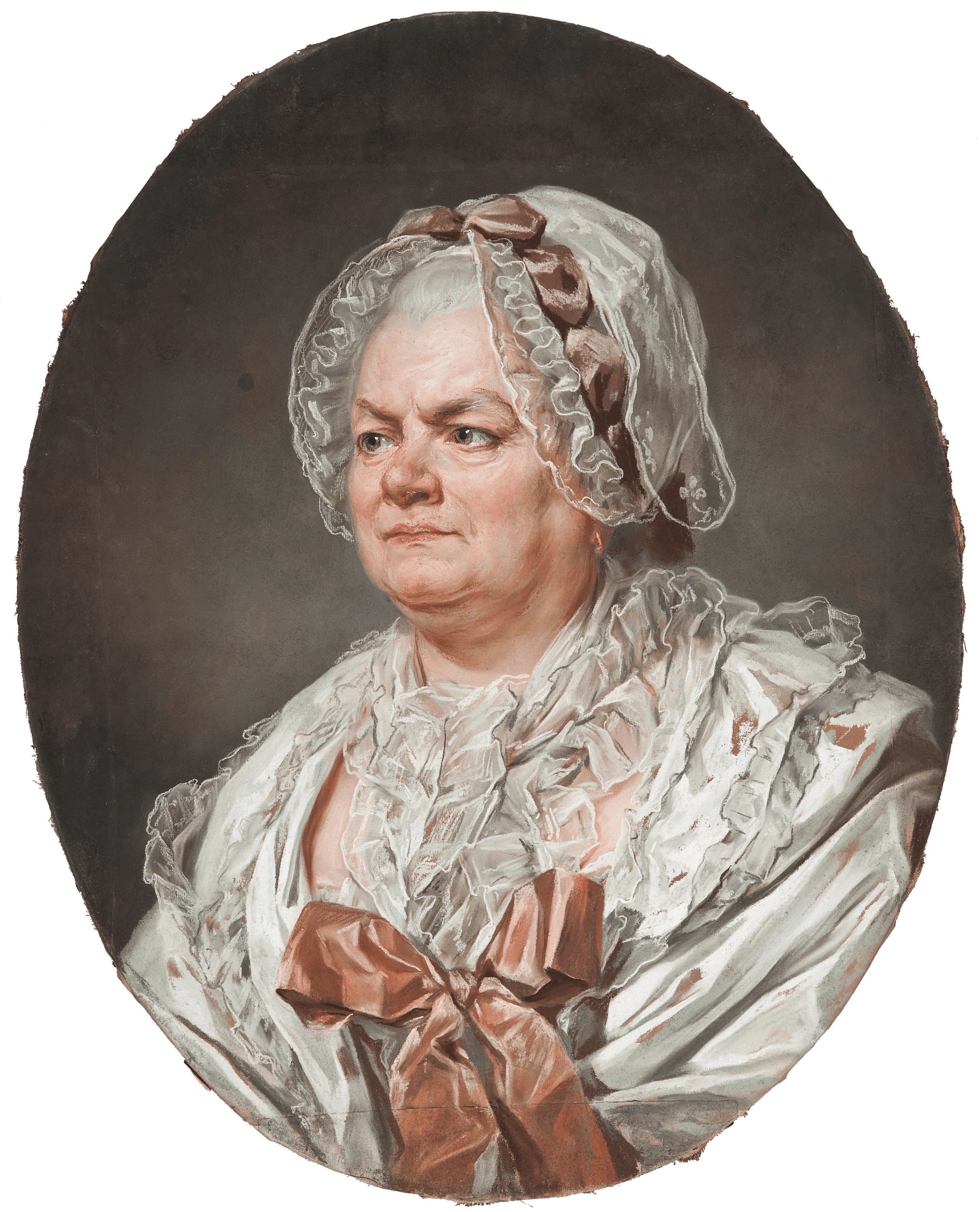 Portrait of the artist's mother, Ms. Anne Ducreux b. Béliard, Joseph Ducreux