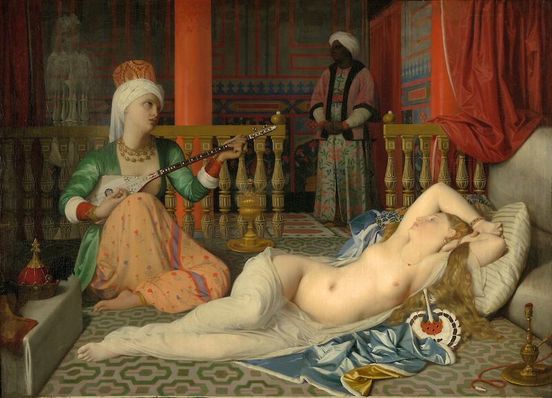 Odalisque with Slave scale comparison