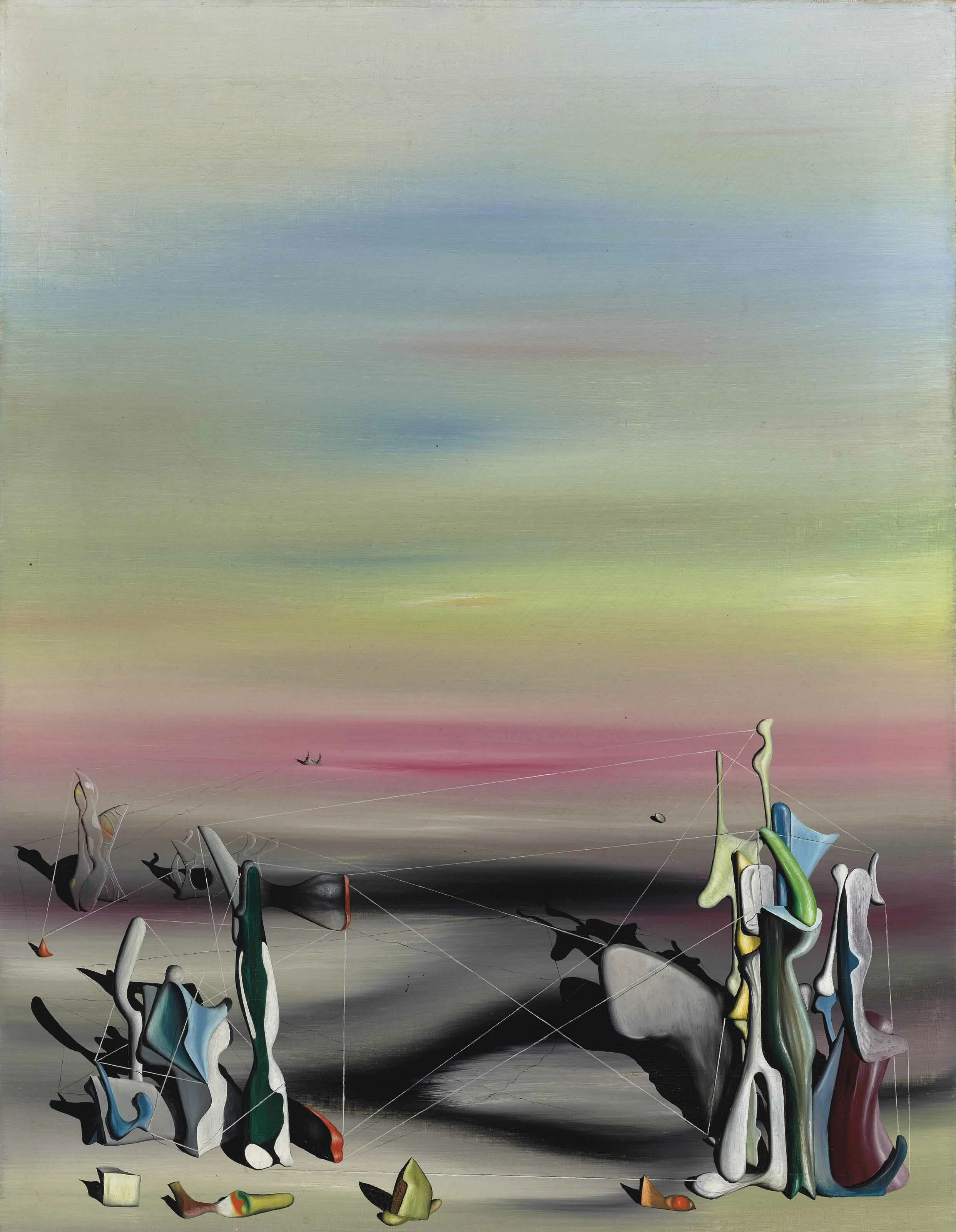 Light, loneliness, Yves Tanguy