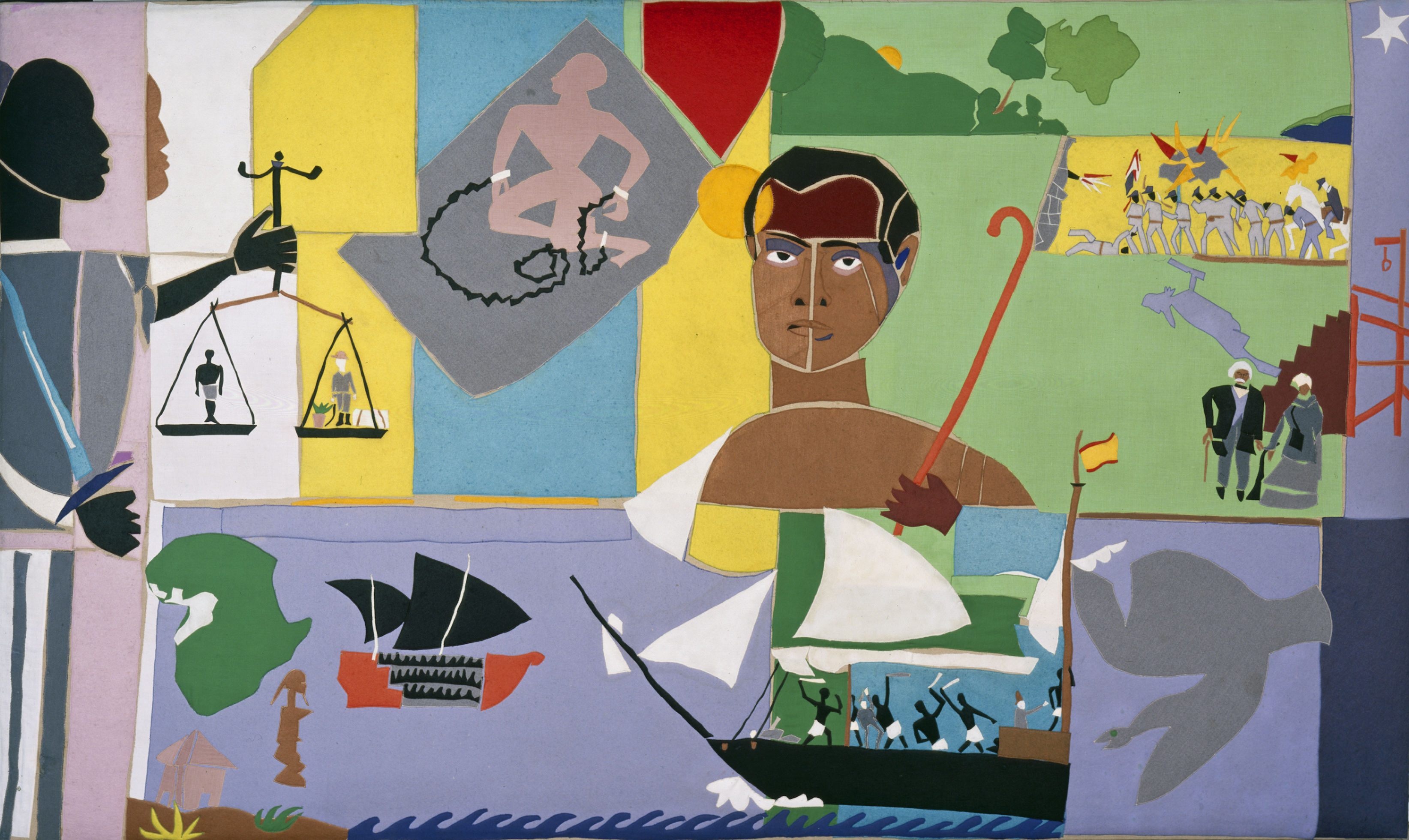 Captivity and Resistance, zoomed in