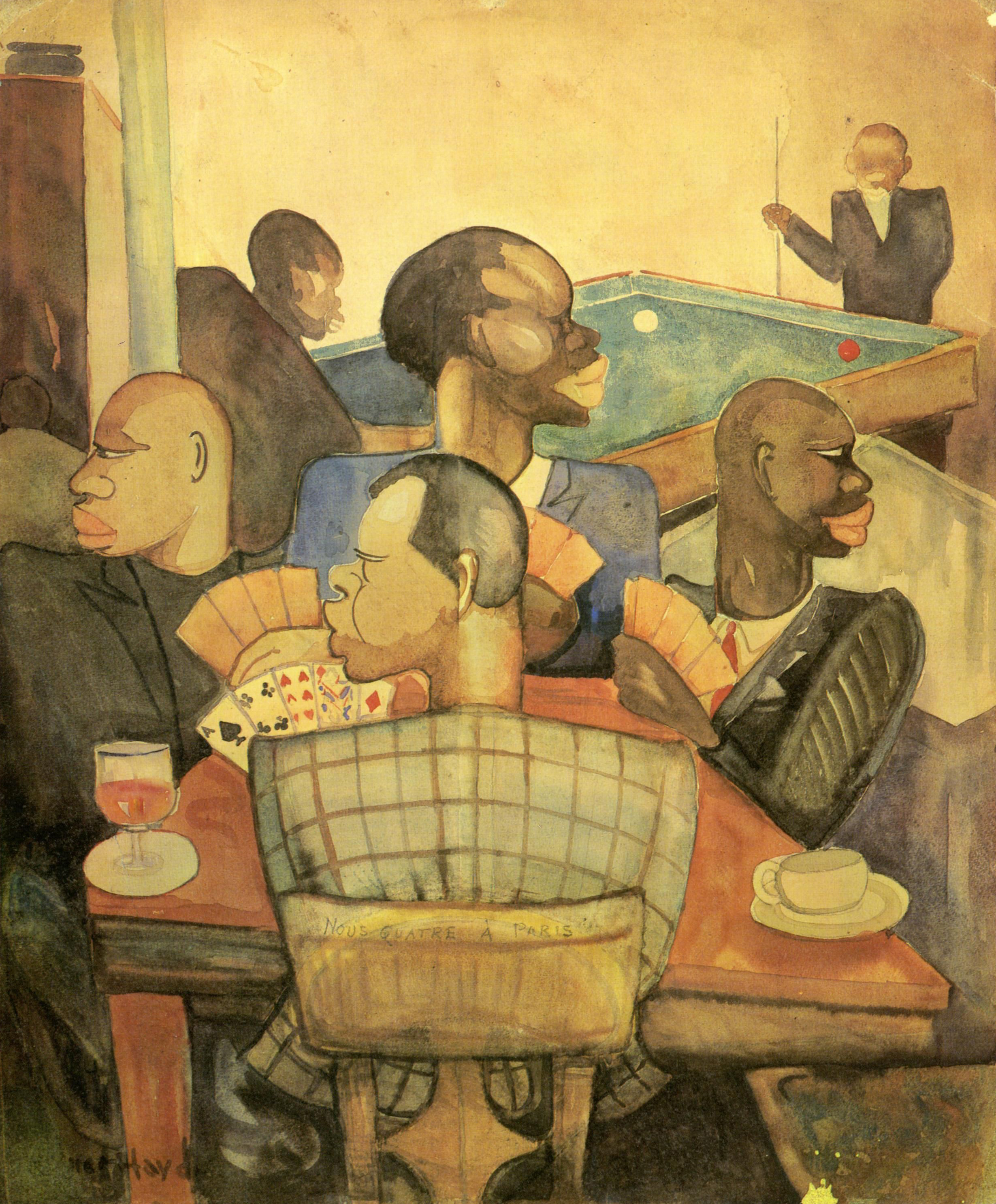 Nous Quatre a Paris, zoomed in