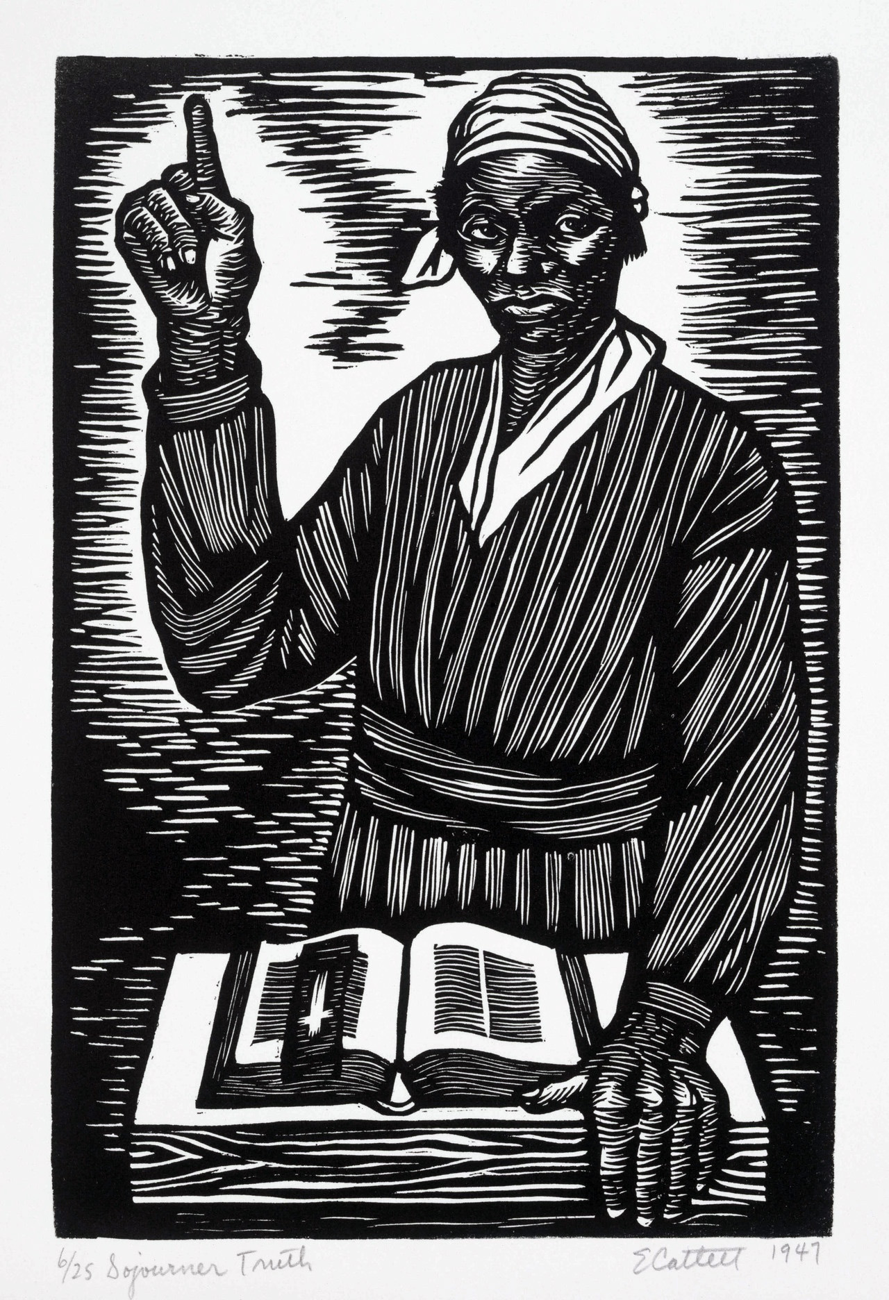 In Sojourner Truth I fought for the rights of women as well as Negroes, zoomed in