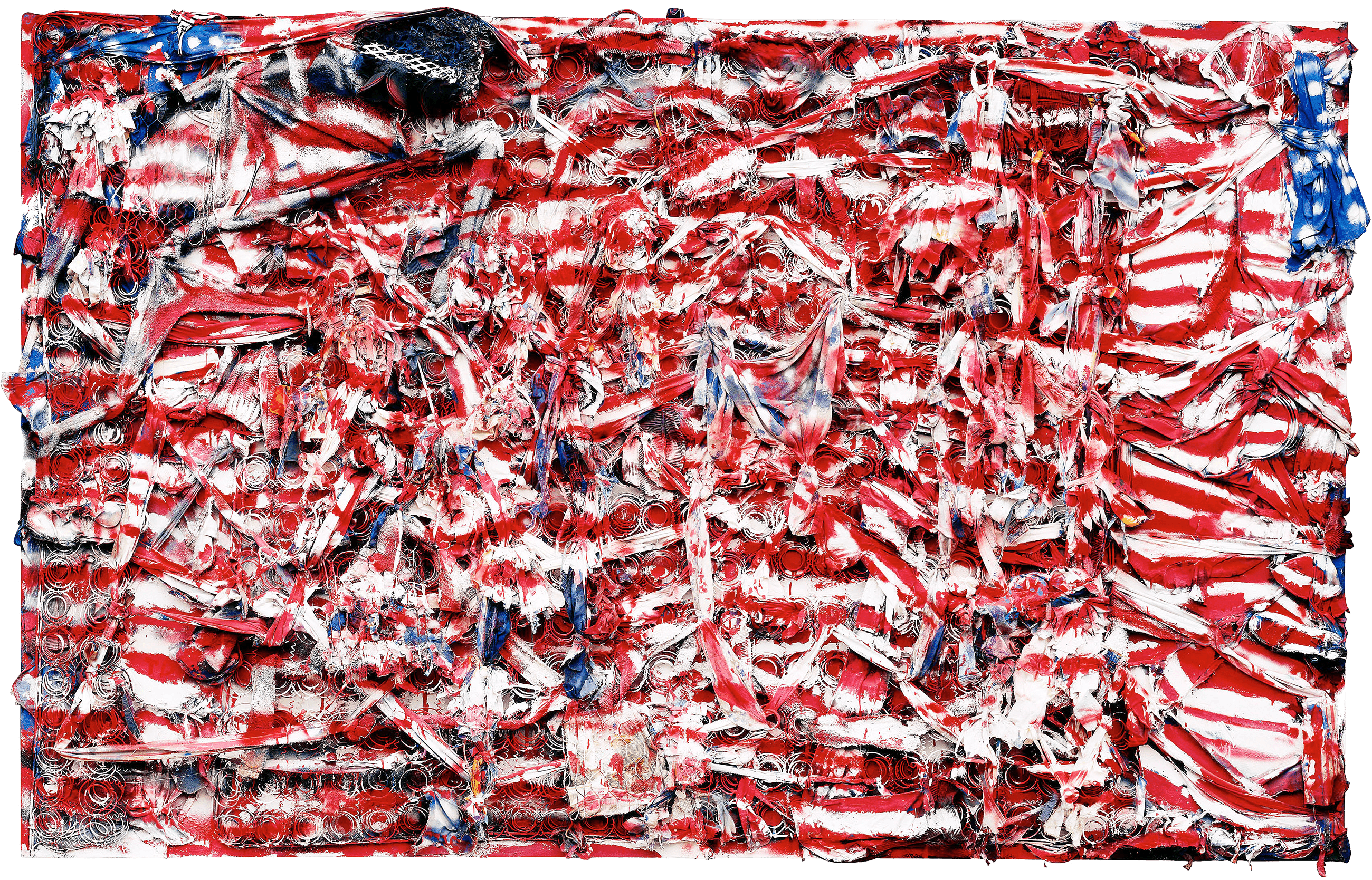 Don't Matter How Raggly the Flag, It Still Got to Tie Us Together, zoomed in