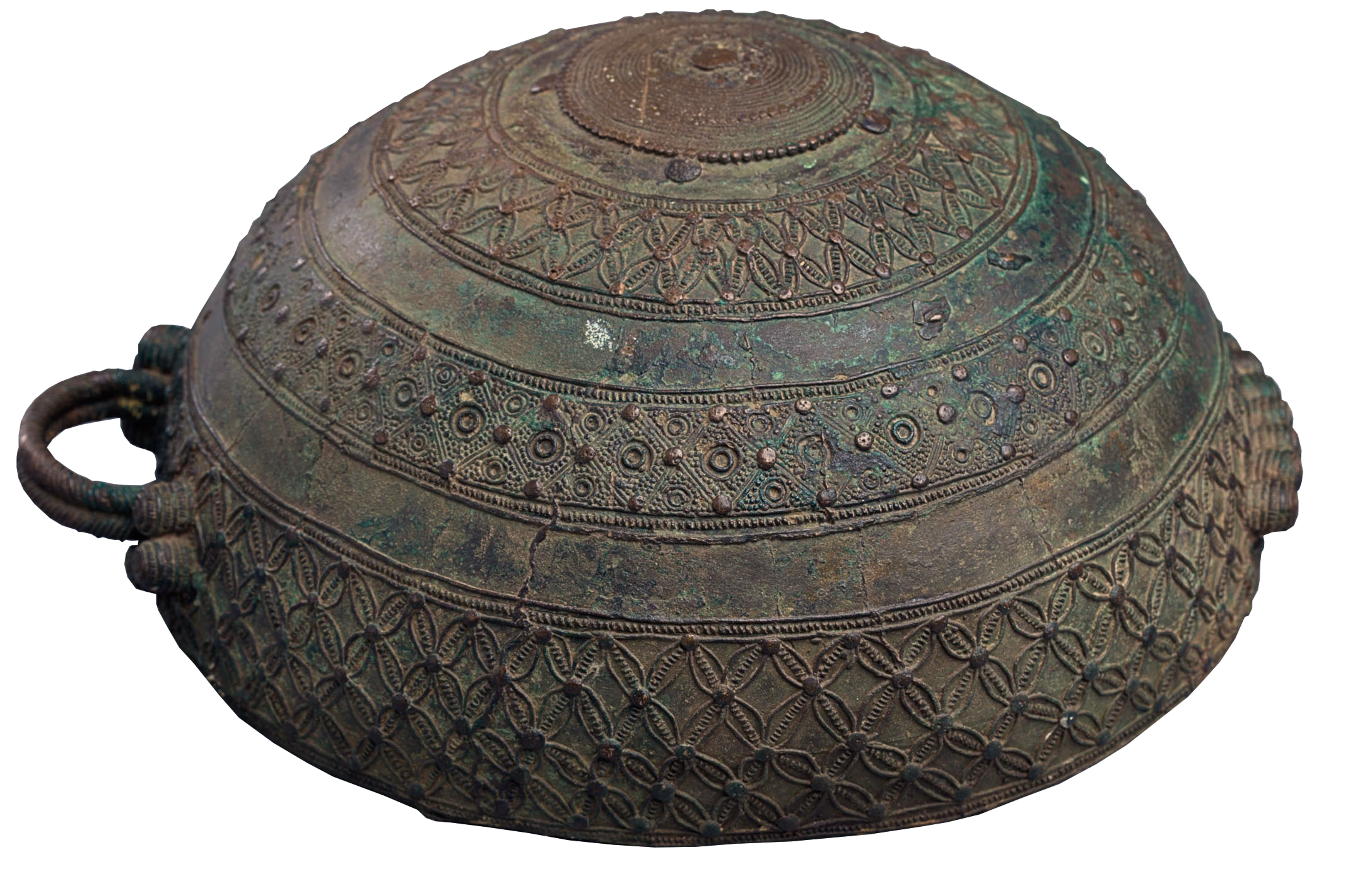 Patterned bowl, zoomed in