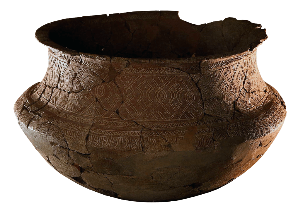 Lapita carinated vessel, Teouma Pot No. 2, zoomed in