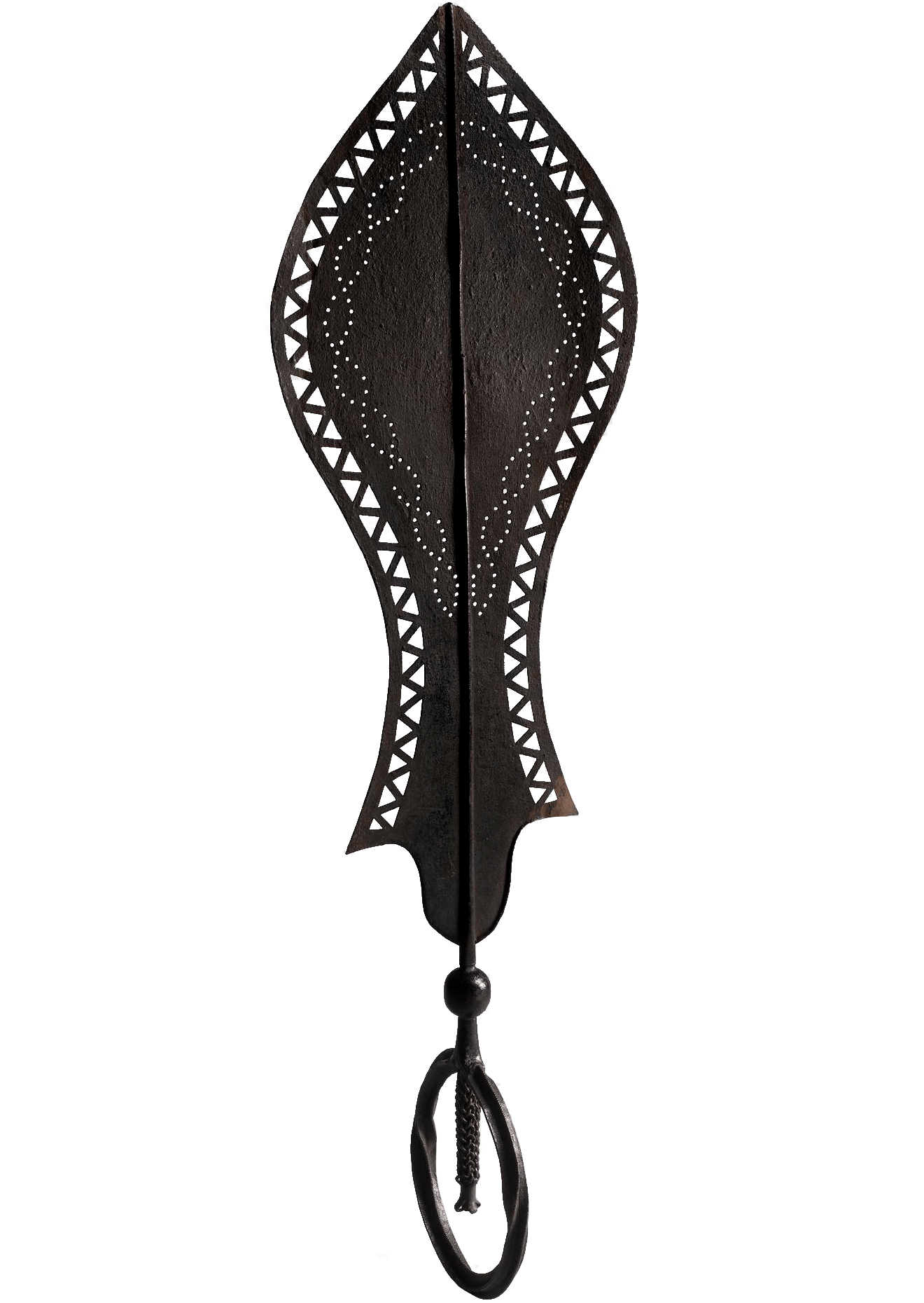 Eben, ceremonial dancing sword, zoomed in