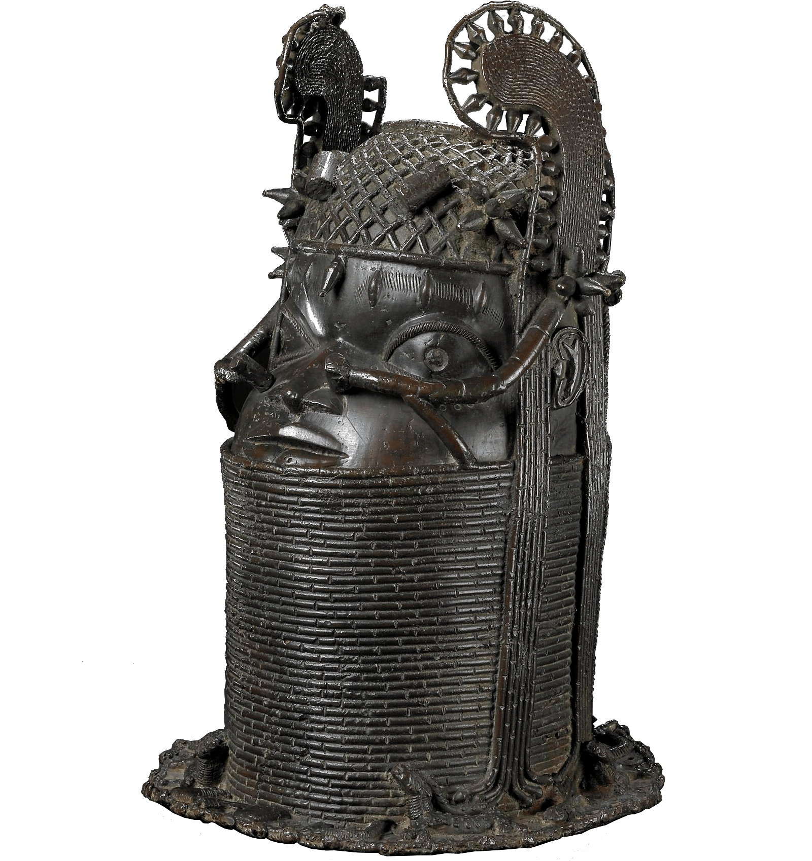 Head of a King, zoomed in