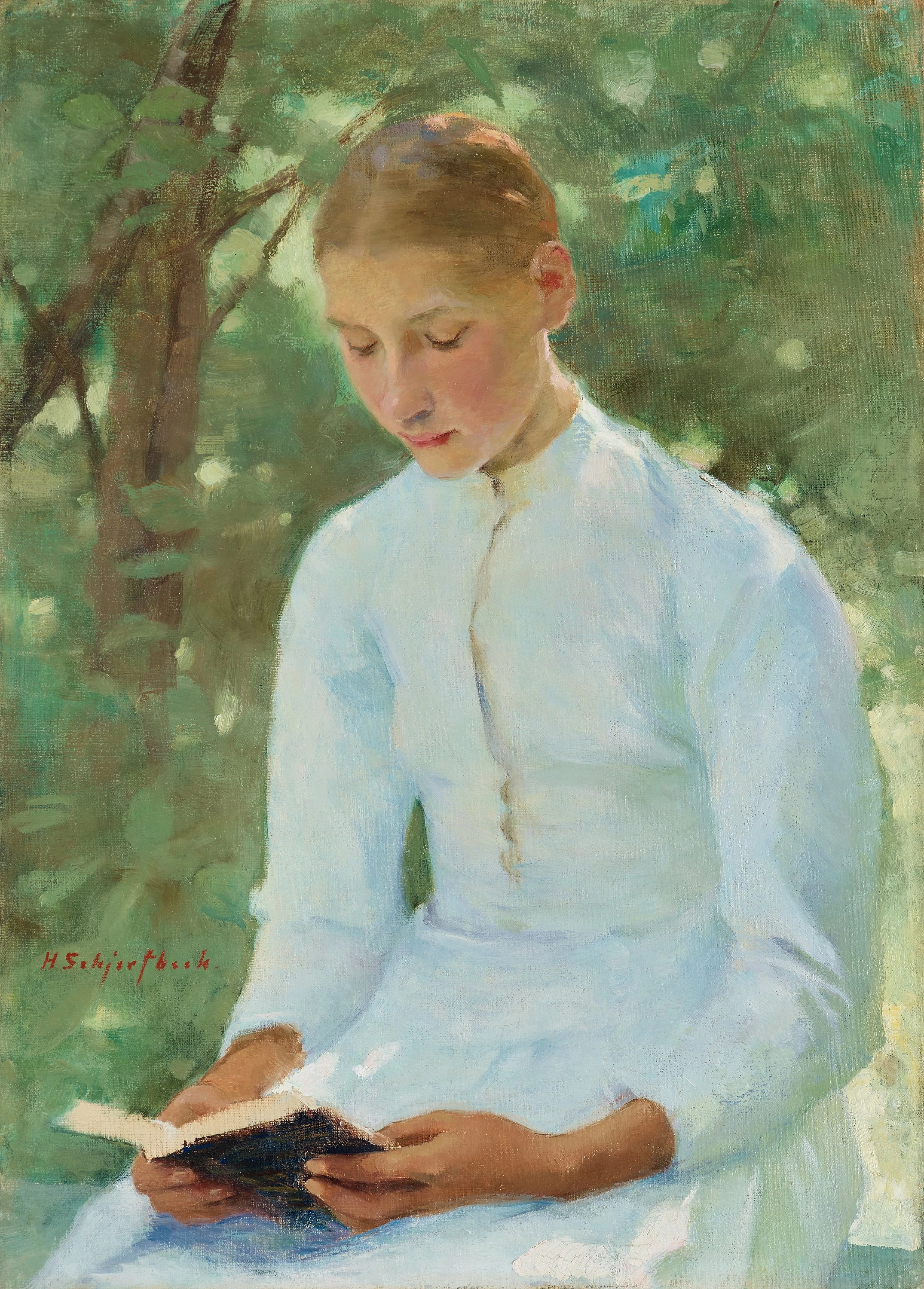 Before Confirmation, Helene Schjerfbeck