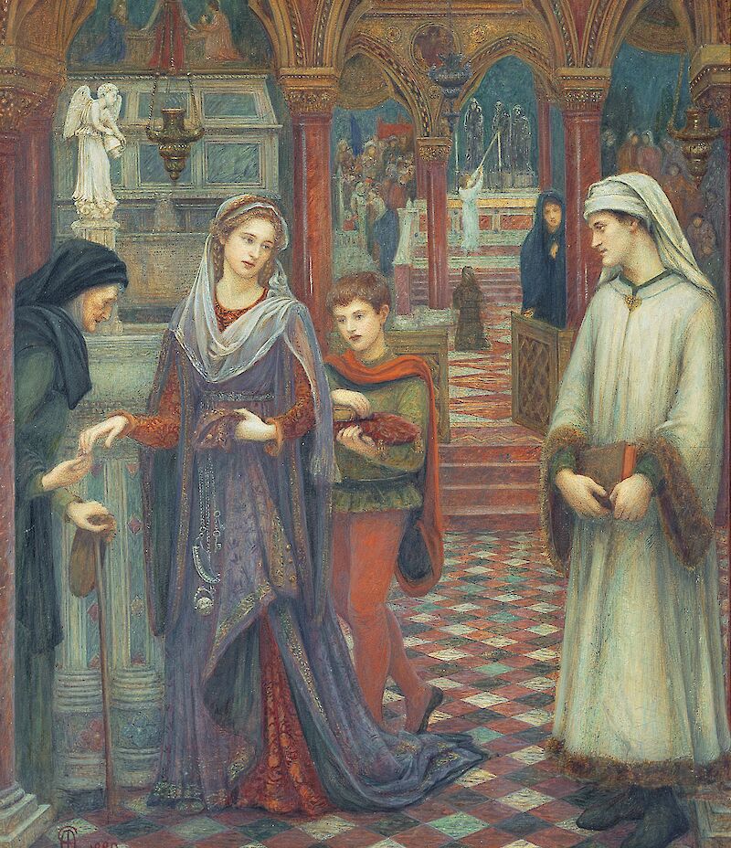The First Meeting of Petrarch and Laura scale comparison