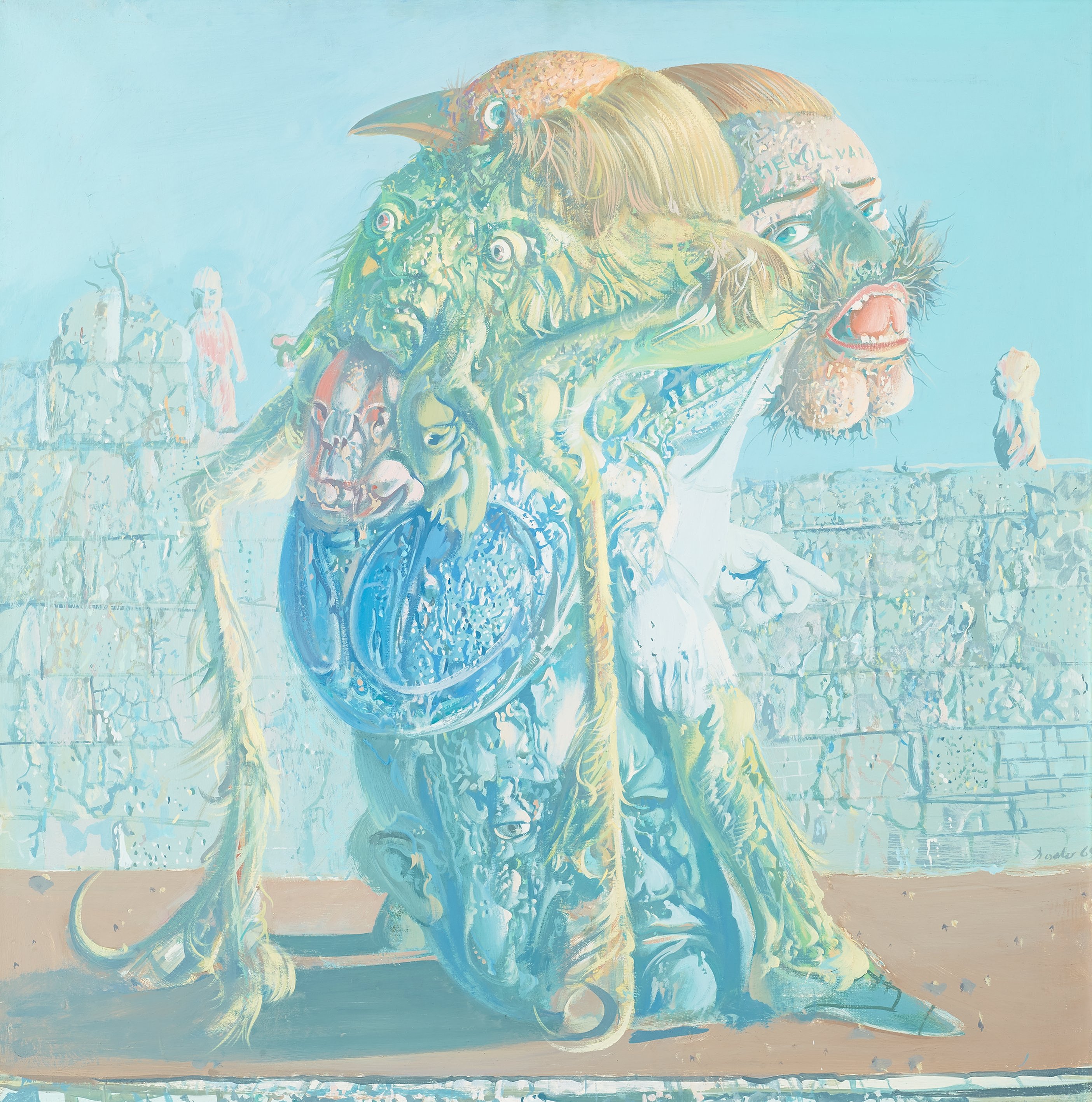 Composition by Dado, Miodrag Đurić Obelisk Art History