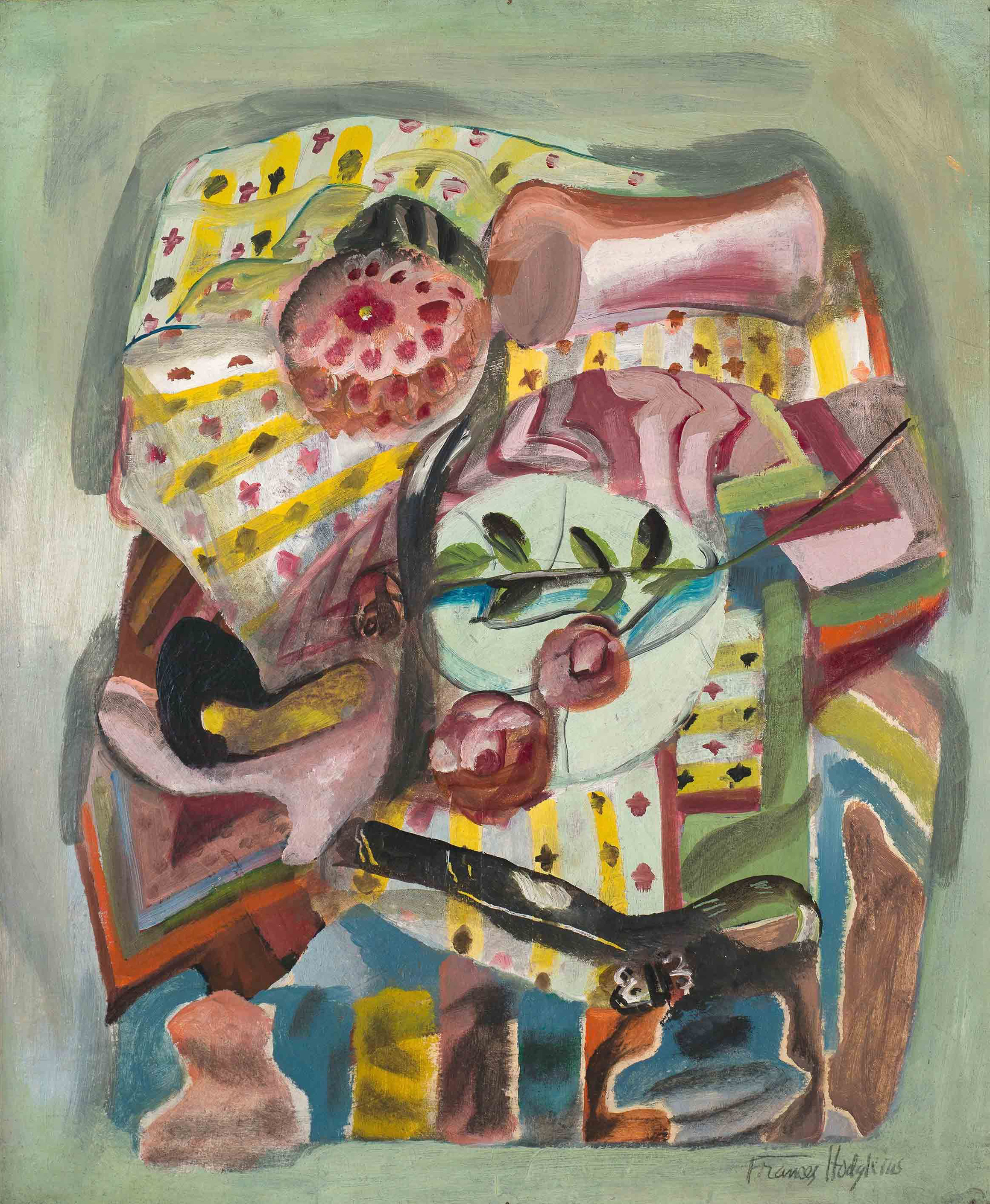 Self Portrait: Still Life, zoomed in