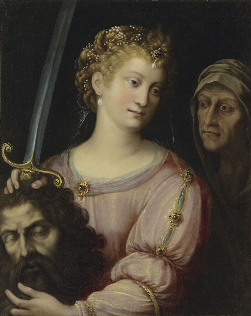 Judith with the Head of Holofernes scale comparison