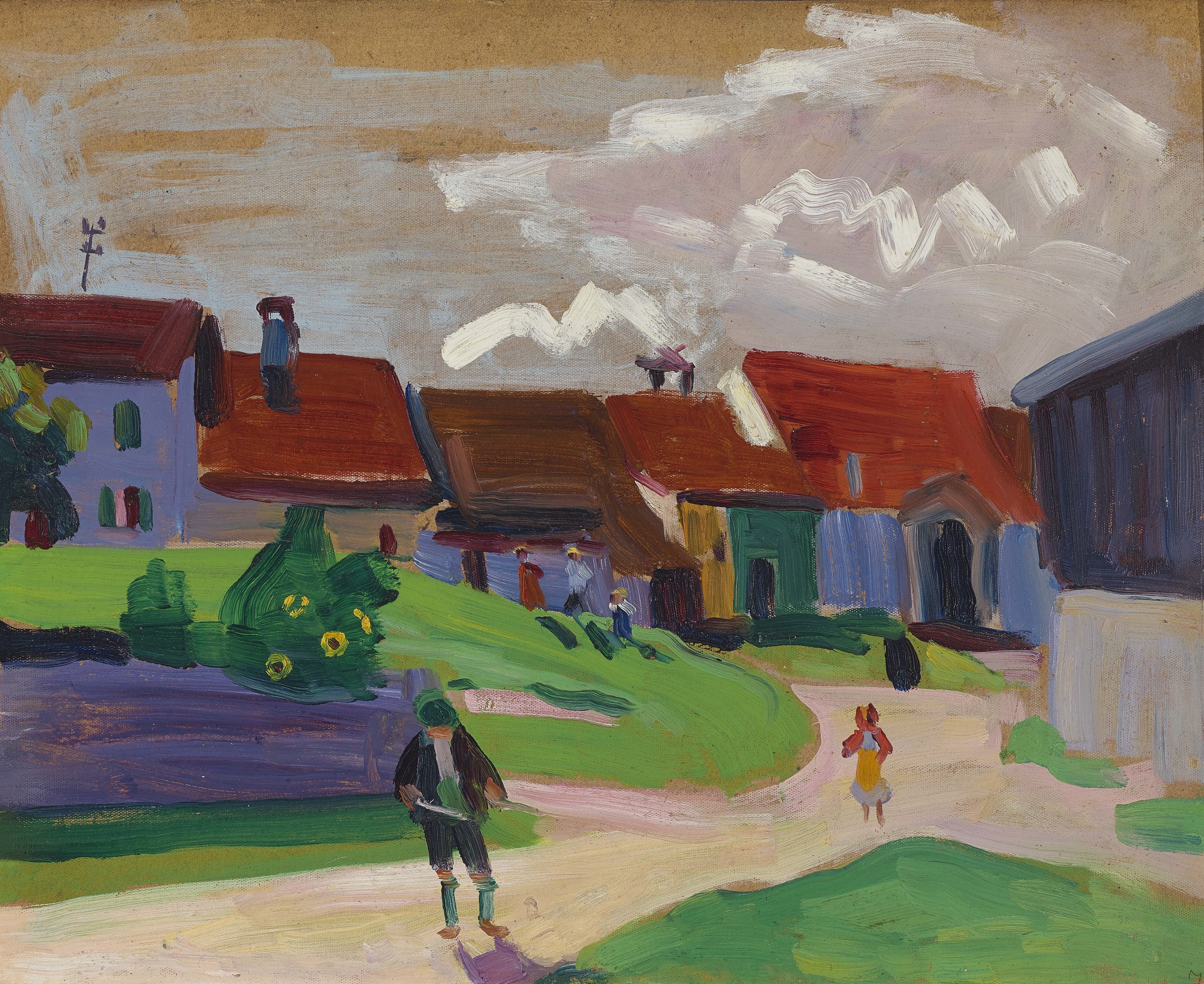 Village Street, zoomed in