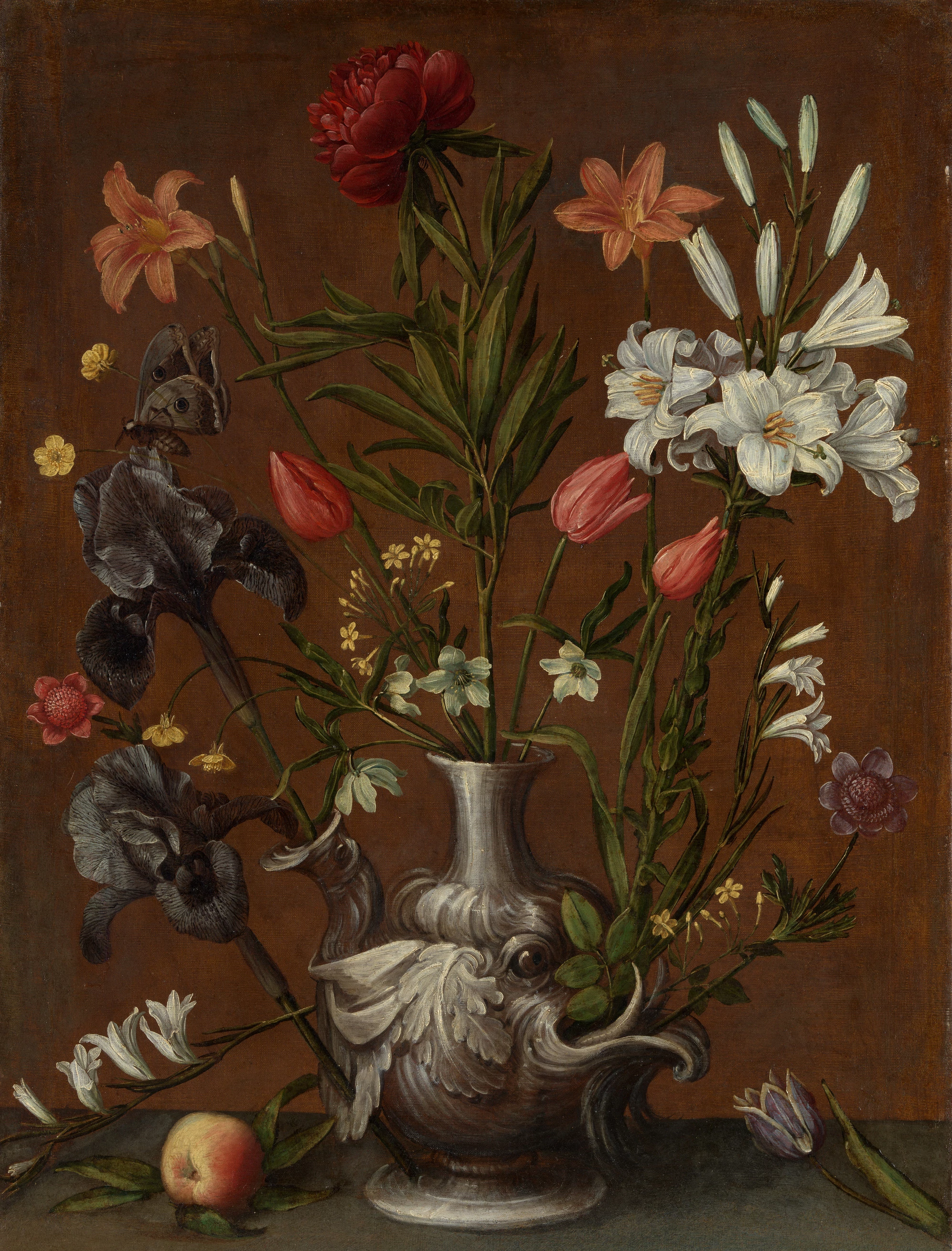 Flowers in a Grotesque Vase, Orsola Maddalena Caccia