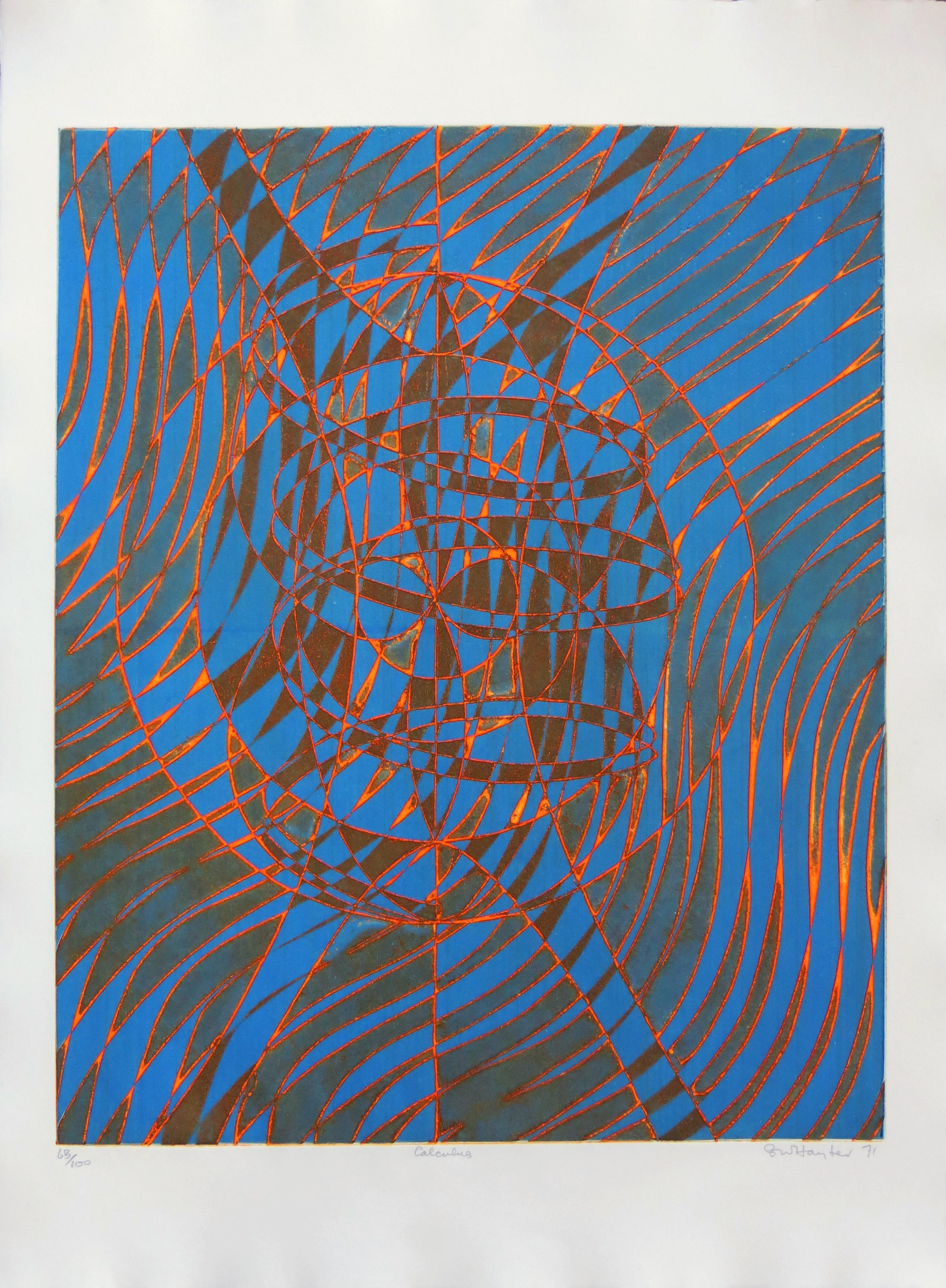 Calculus - Color Viscosity Etching, zoomed in