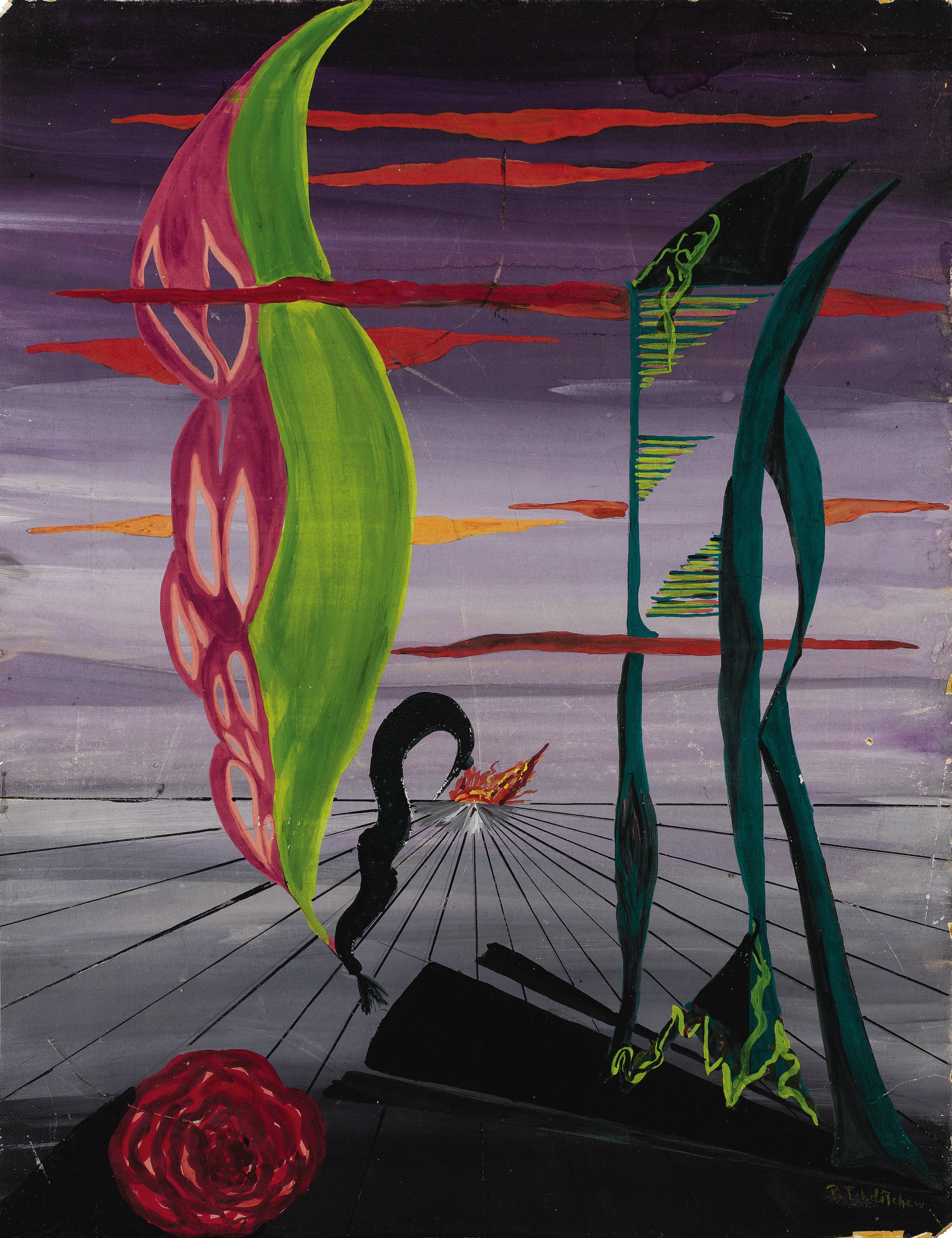 Untitled (Surrealist Composition), zoomed in