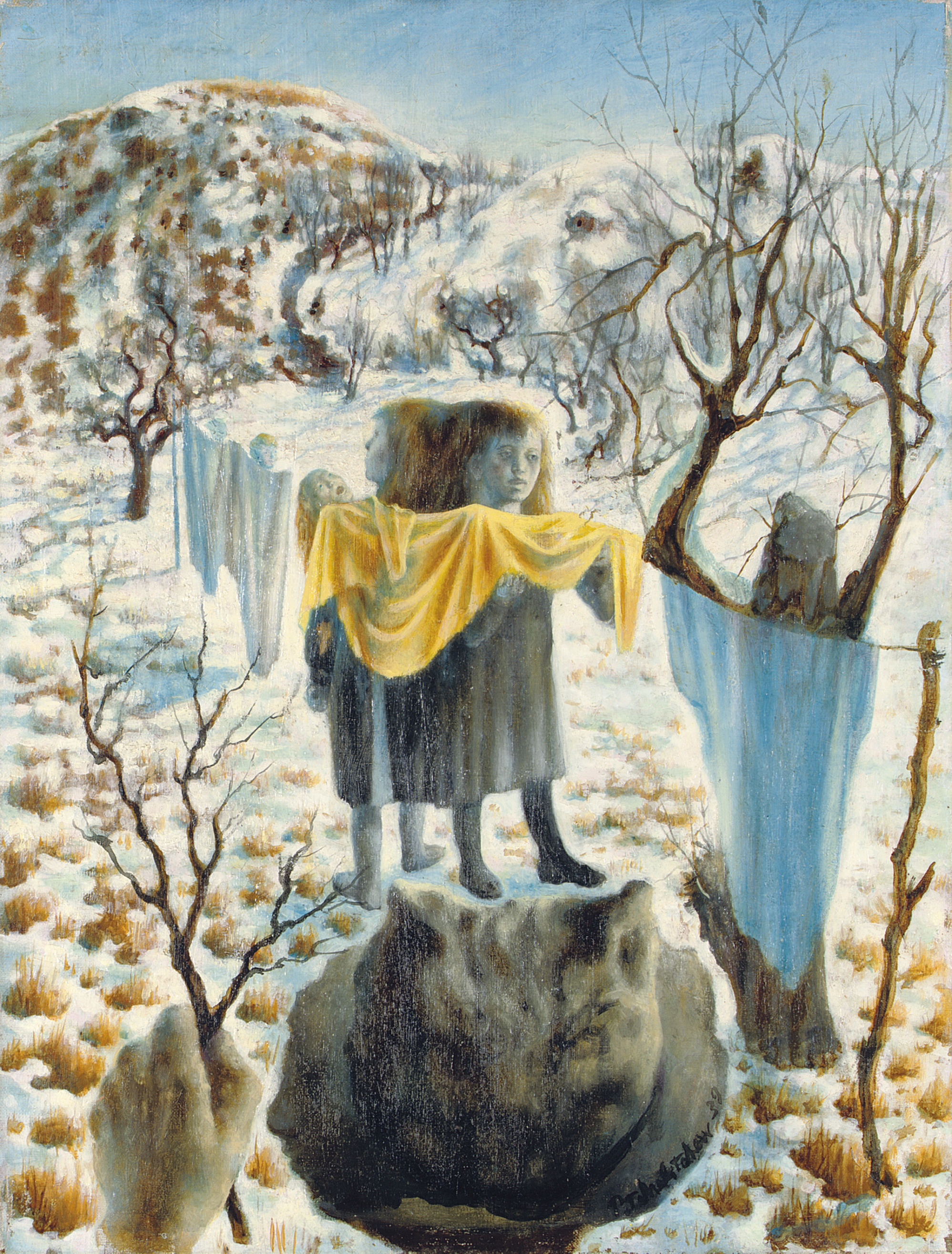 Portrait of my Father, zoomed in