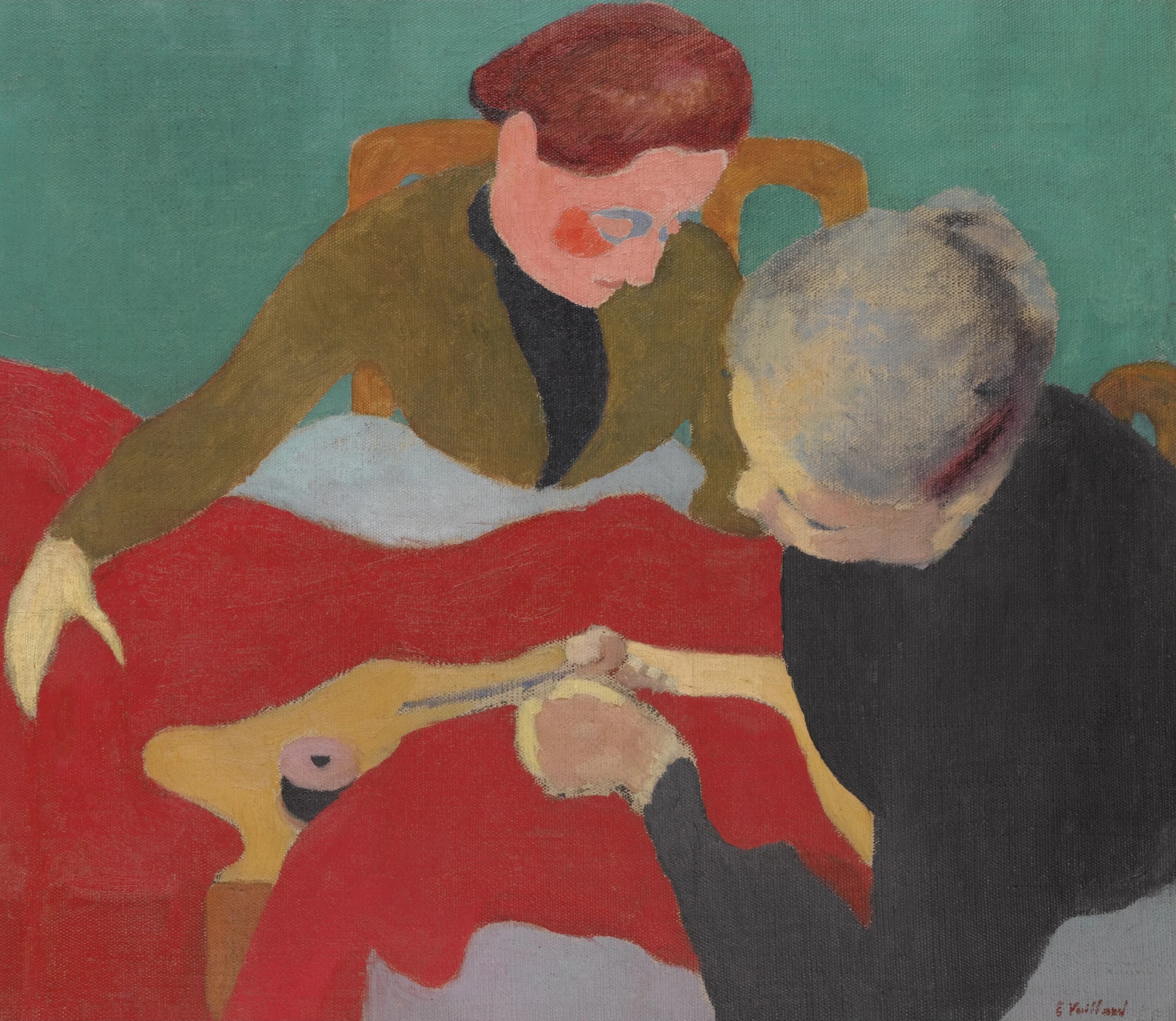 The Couturières, zoomed in