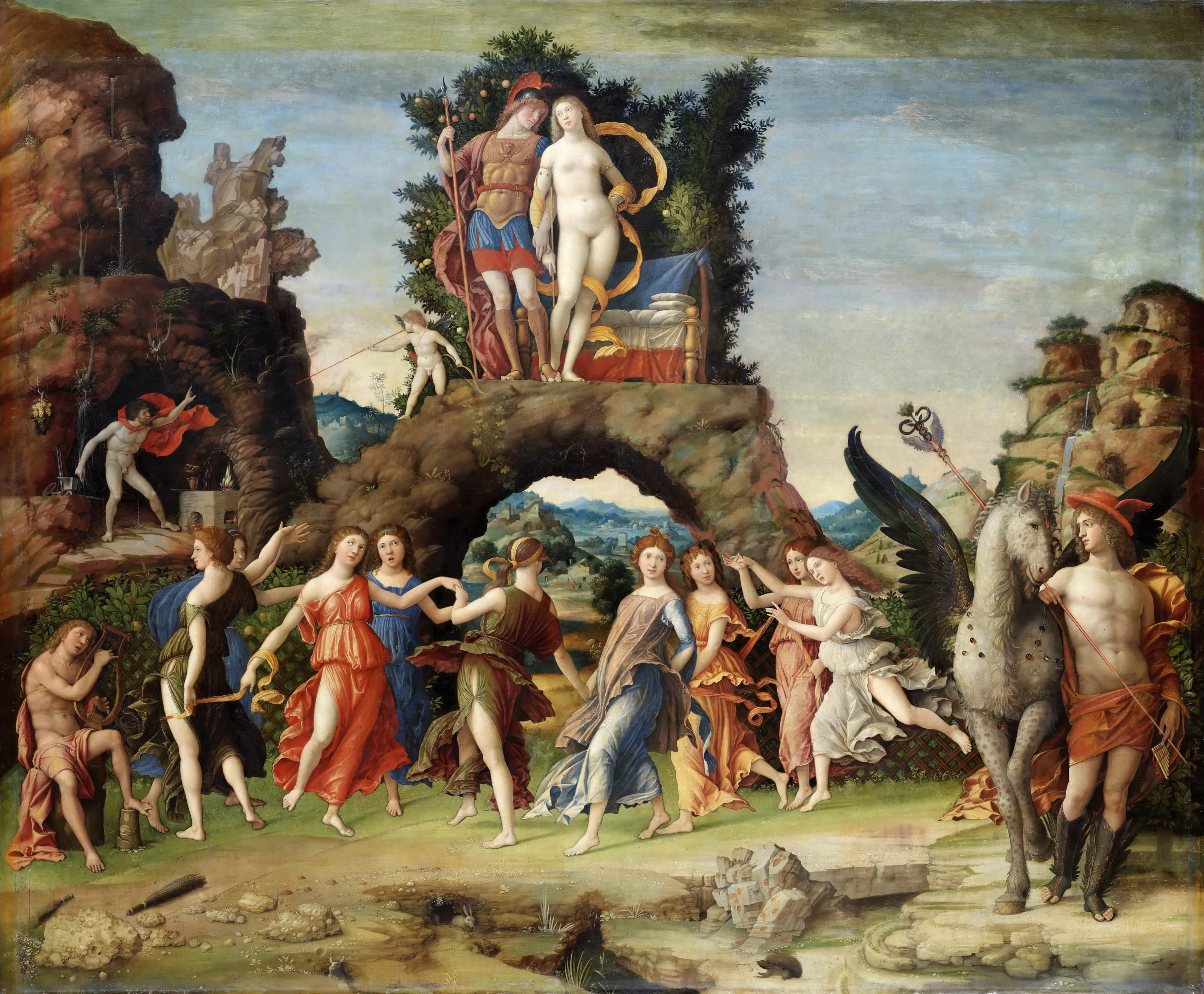 Parnas, Andrea Mantegna