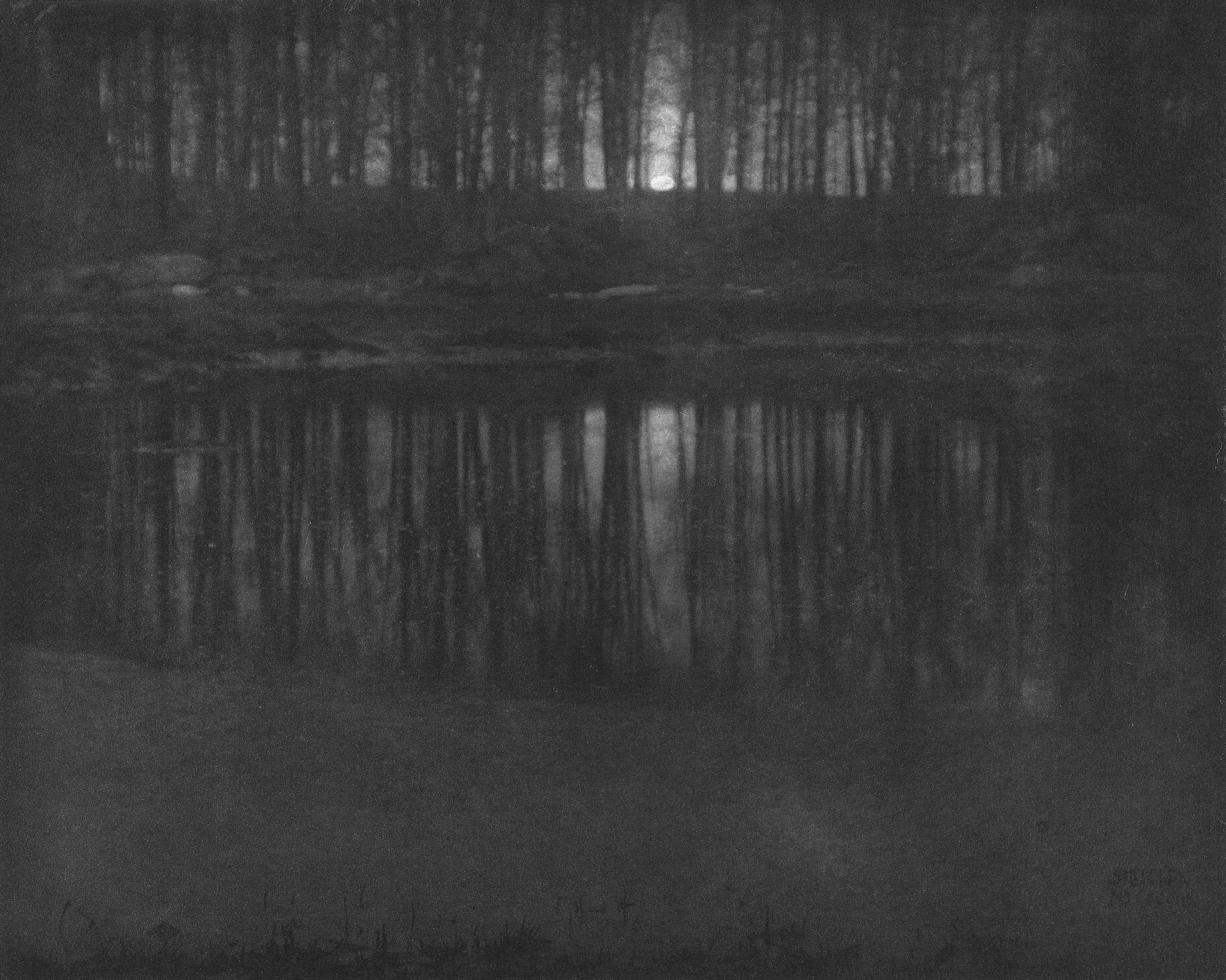 Moonlight, The Pond, Edward J. Steichen