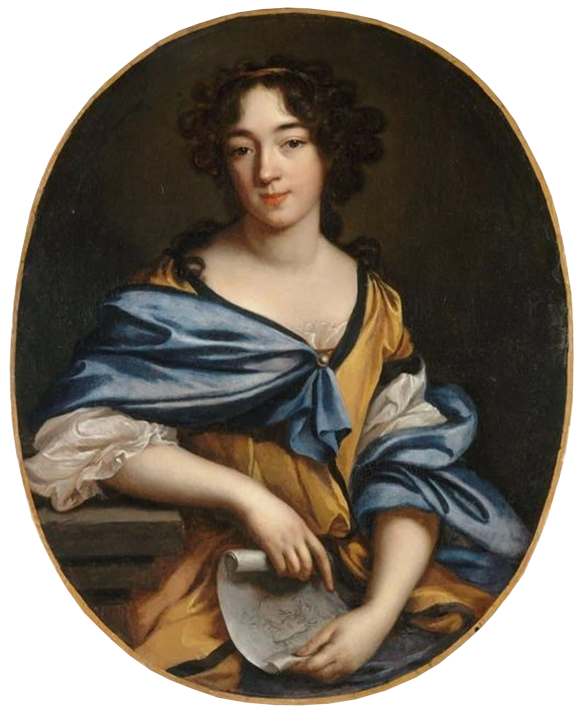 Self portrait of Élisabeth Sophie Chéron, Élisabeth Sophie Chéron