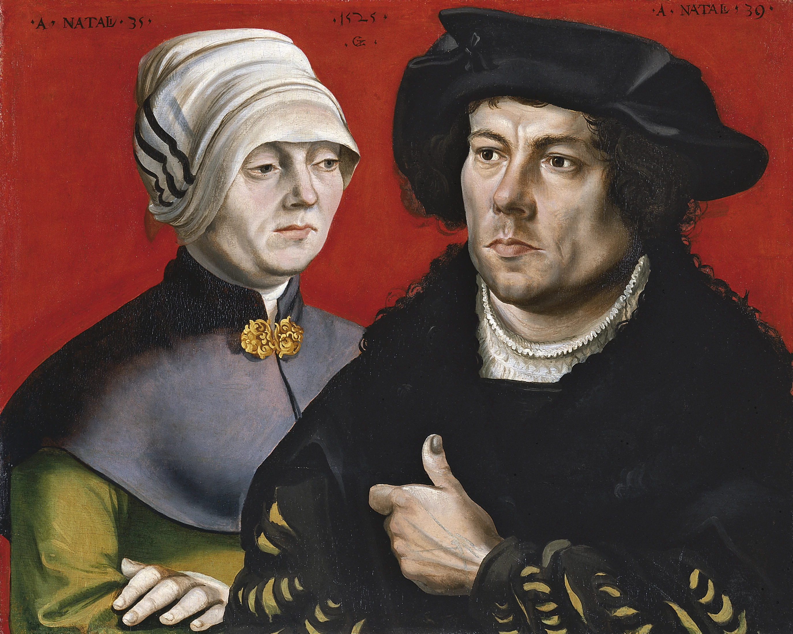 Portrait of a married Couple, Monogrammist GZ or Gabriel Zehender