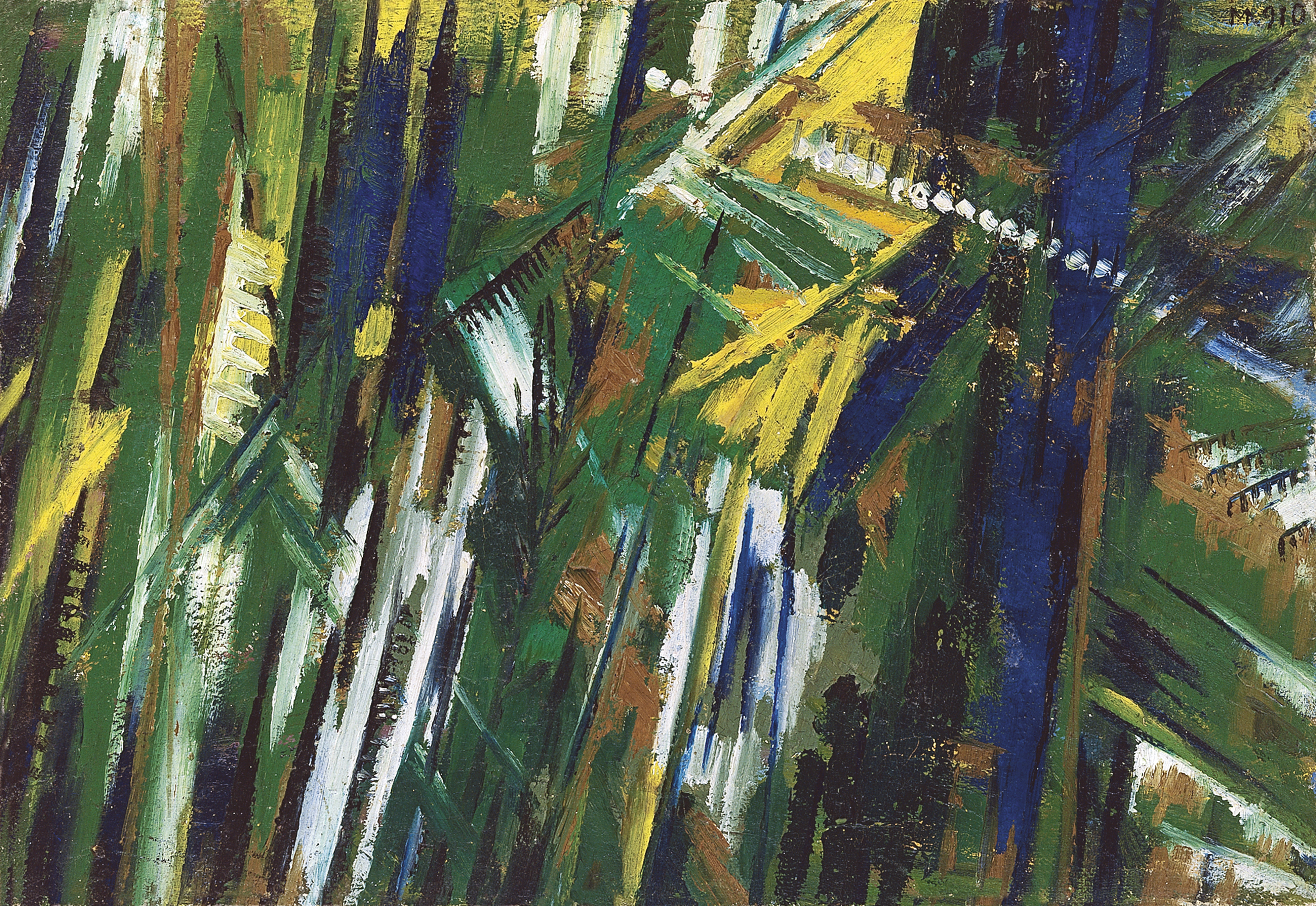 Street with Lanterns, zoomed in