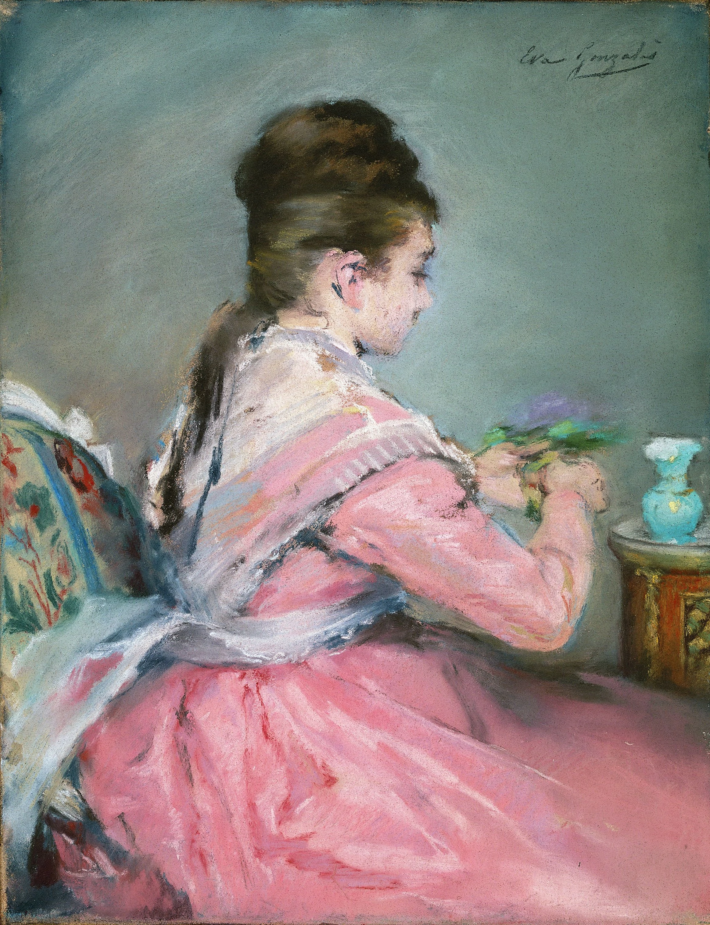 The Bouquet of Violets, Eva Gonzalès