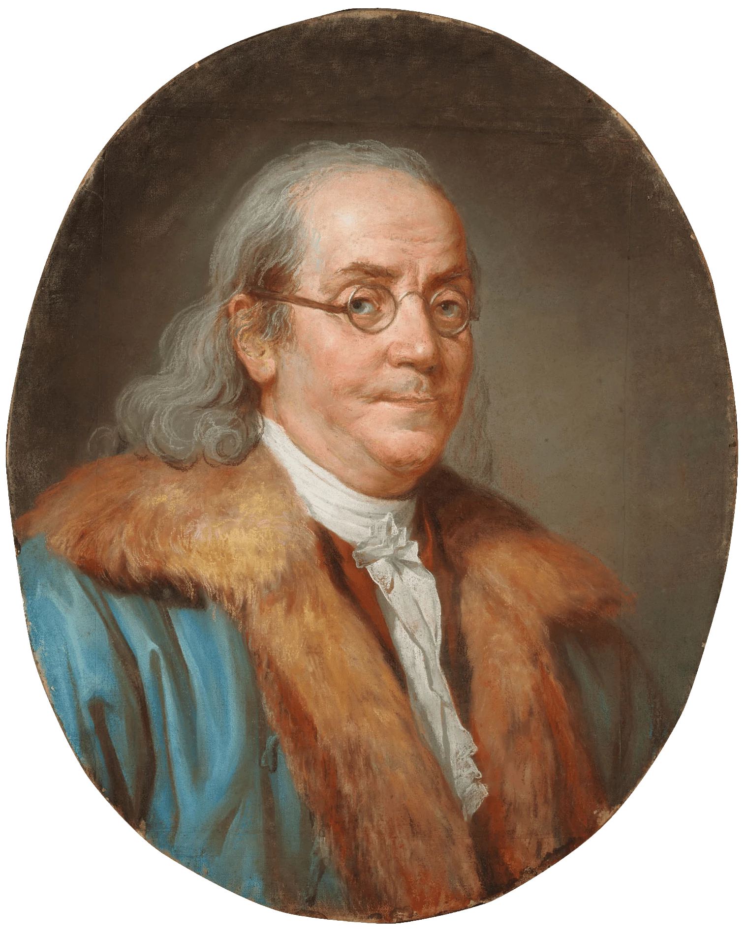 Portrait of Benjamin Franklin, Joseph Ducreux