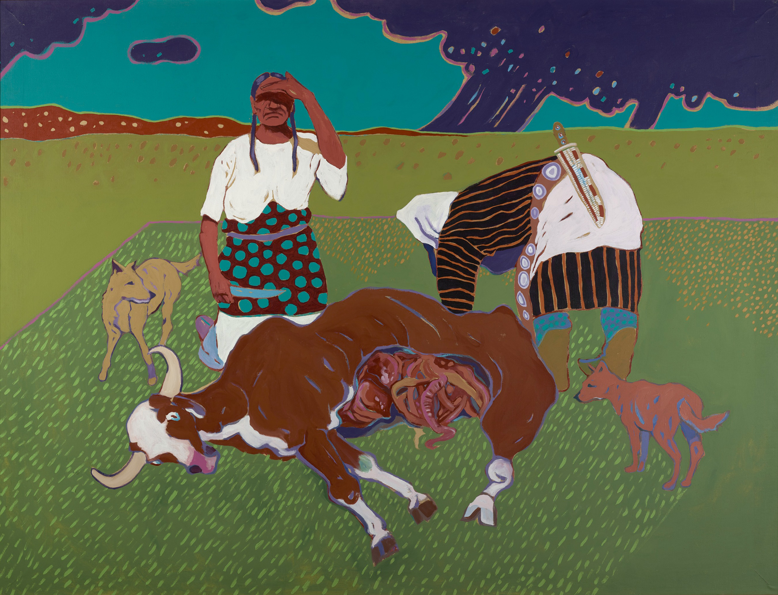 Beef Issue at Fort Sill, zoomed in