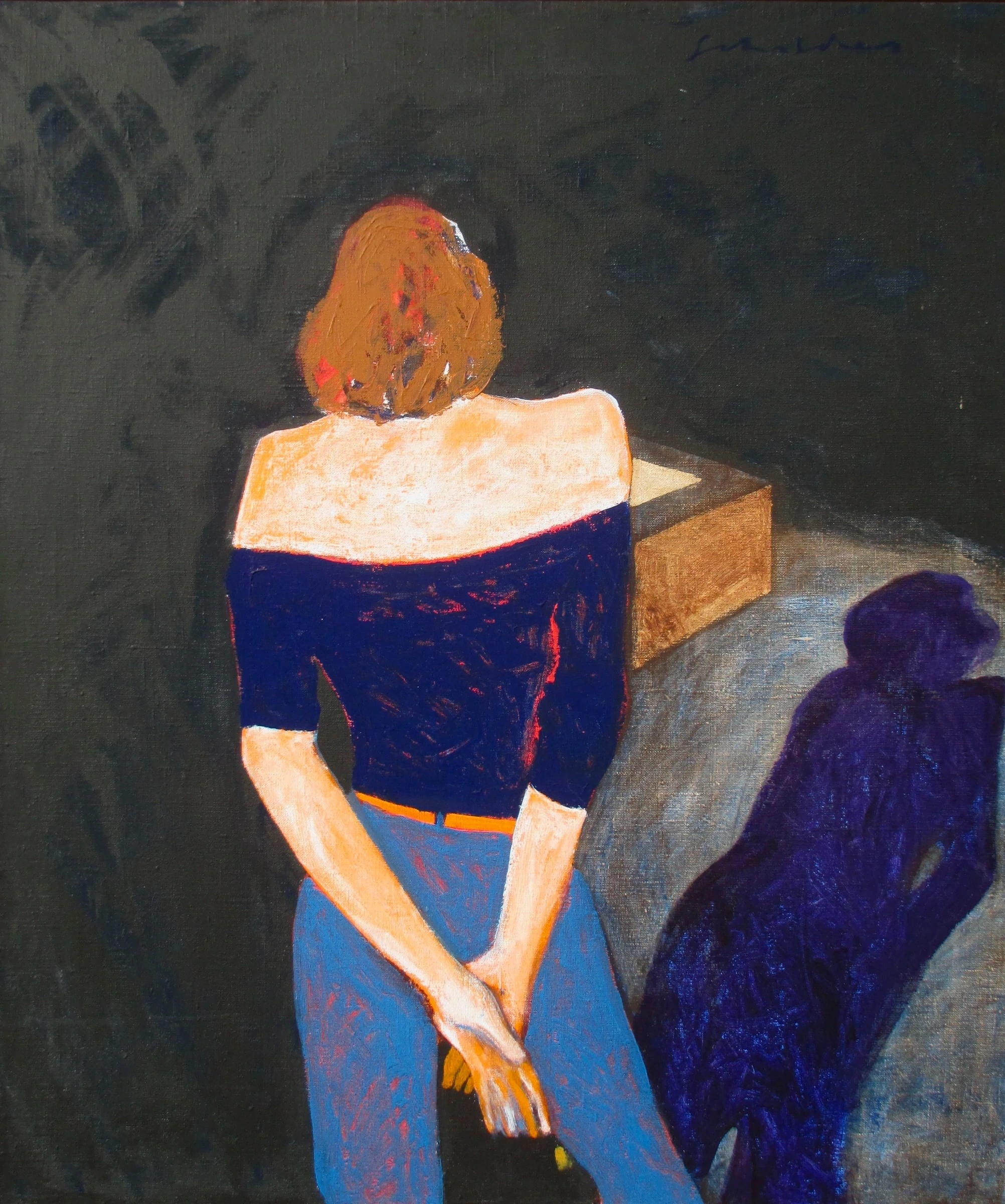 Mystery Woman with Shadow, Fritz Scholder