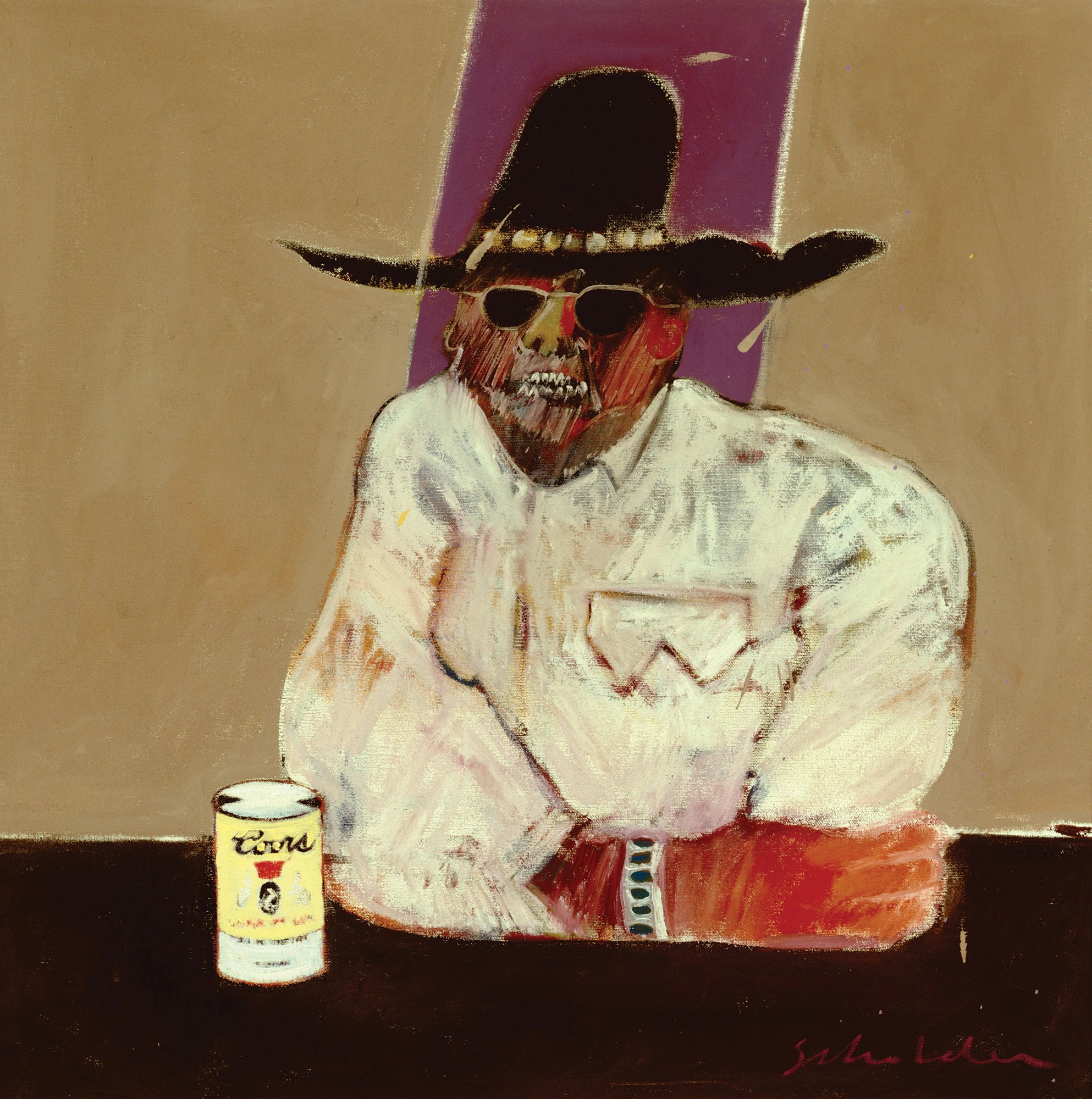 Indian with Beer Can, Fritz Scholder